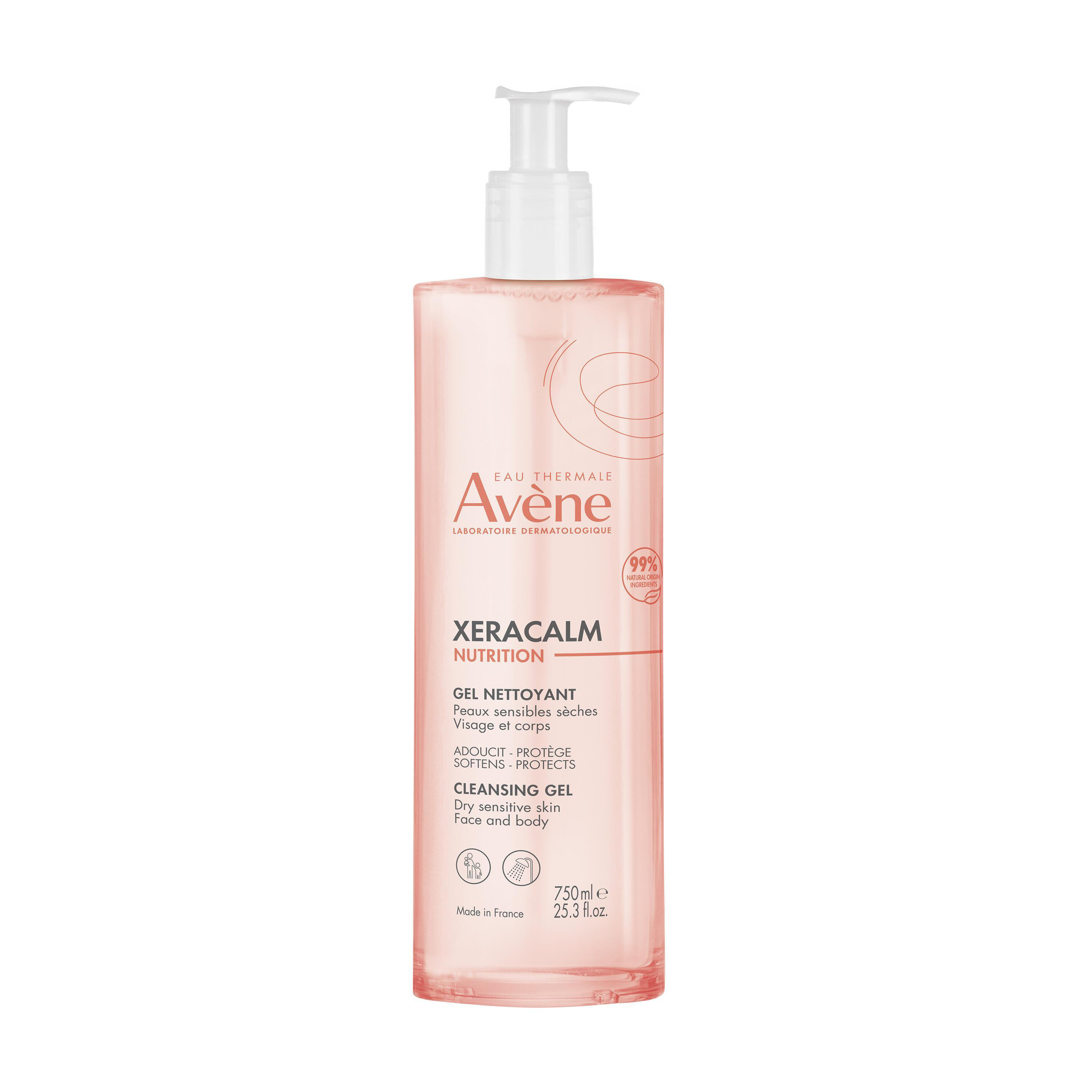 Eau Thermale Avene - Hygiène Gel Nettoyant nutrifluide 750 ml