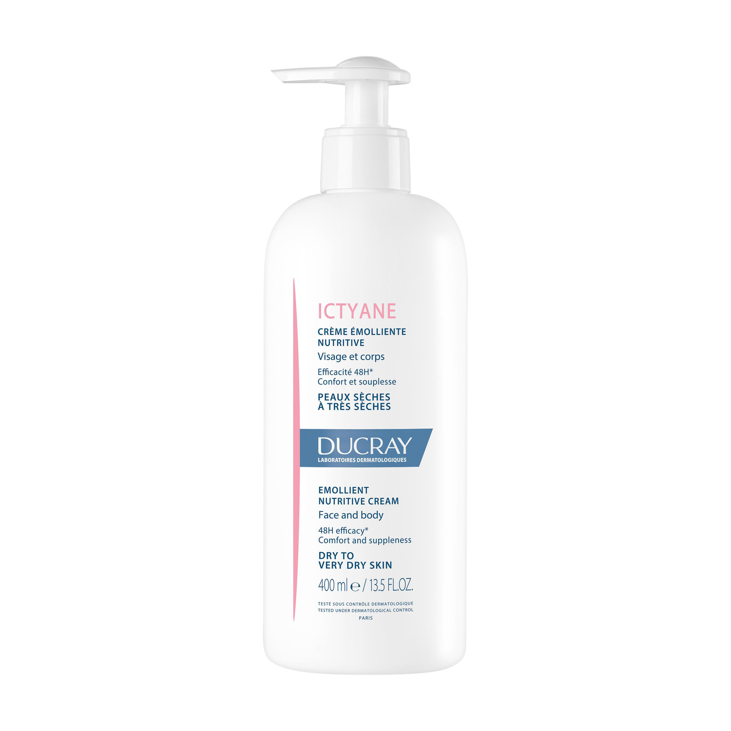 Crème émolliente nutritive peaux séches et très sèches 400ml