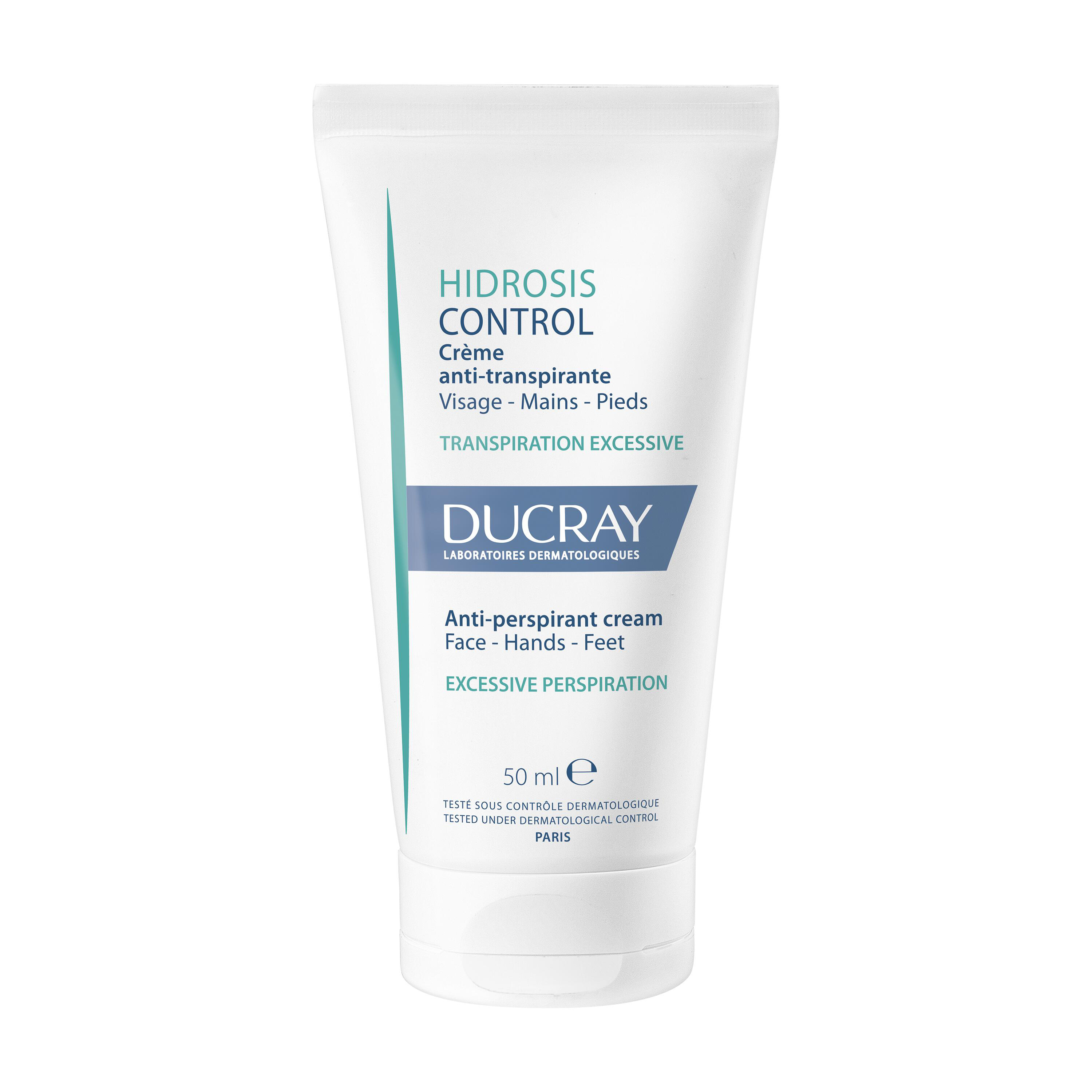 Crème Visage Mains Pieds Anti transpiration Excessive Hidrosis Control Ducray Le Tube De 50ml - vue 2