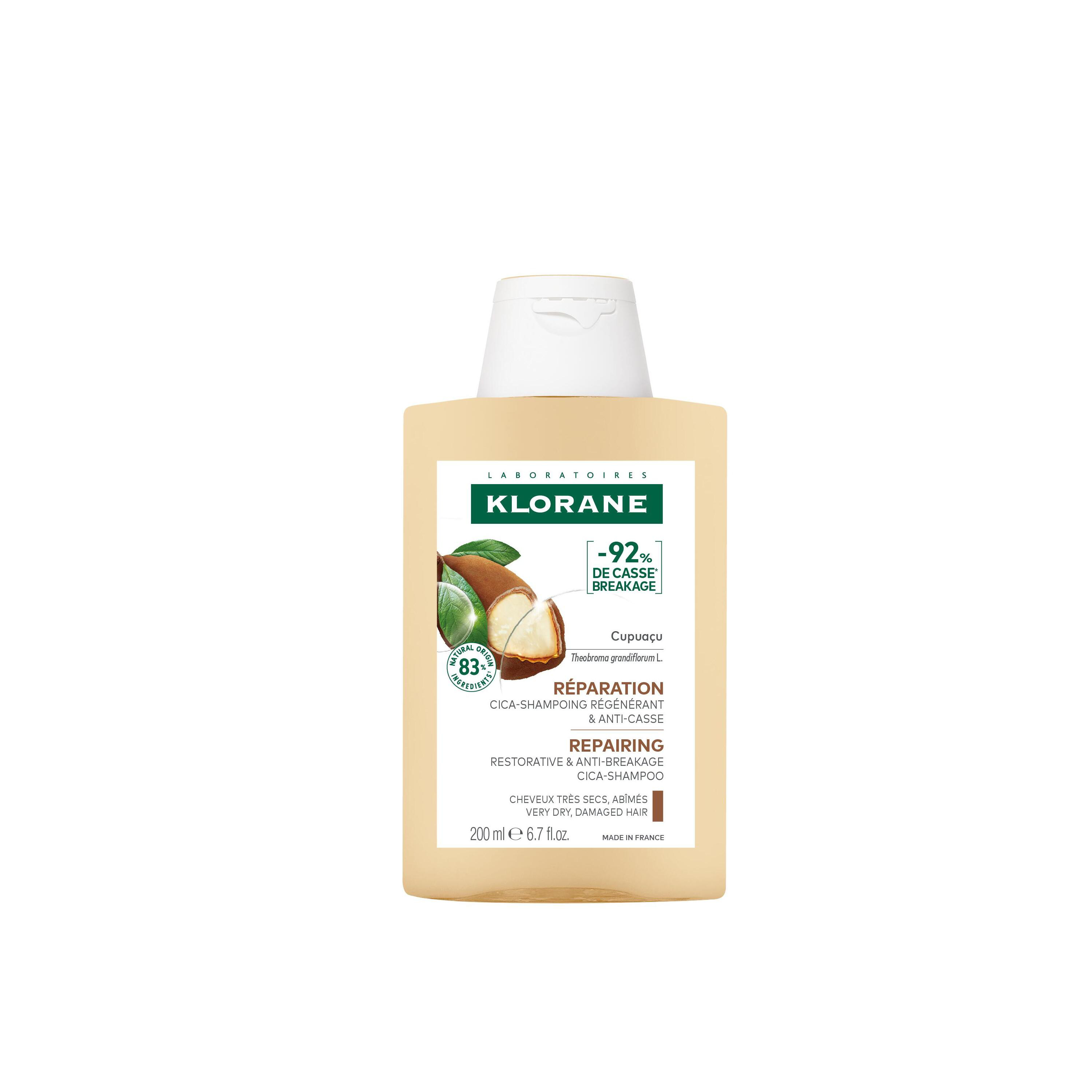 Klorane Klorane Cupuaçu Réparation Cica-Shampoing Régénérant et Anti-Casse 200ml