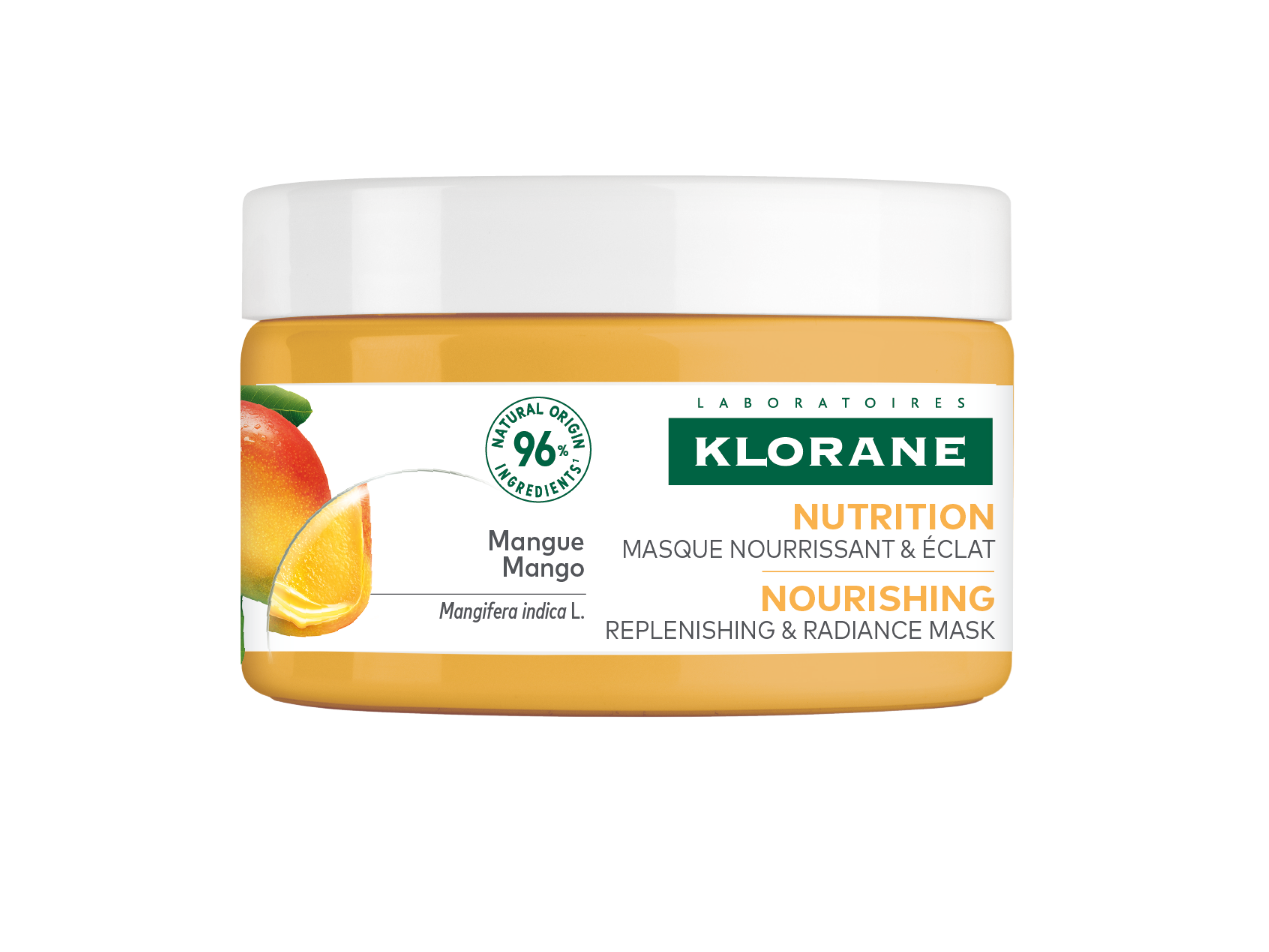 Klorane Nutrition Masque nourissant et éclat - Mangue - Cheveux secs 250ml