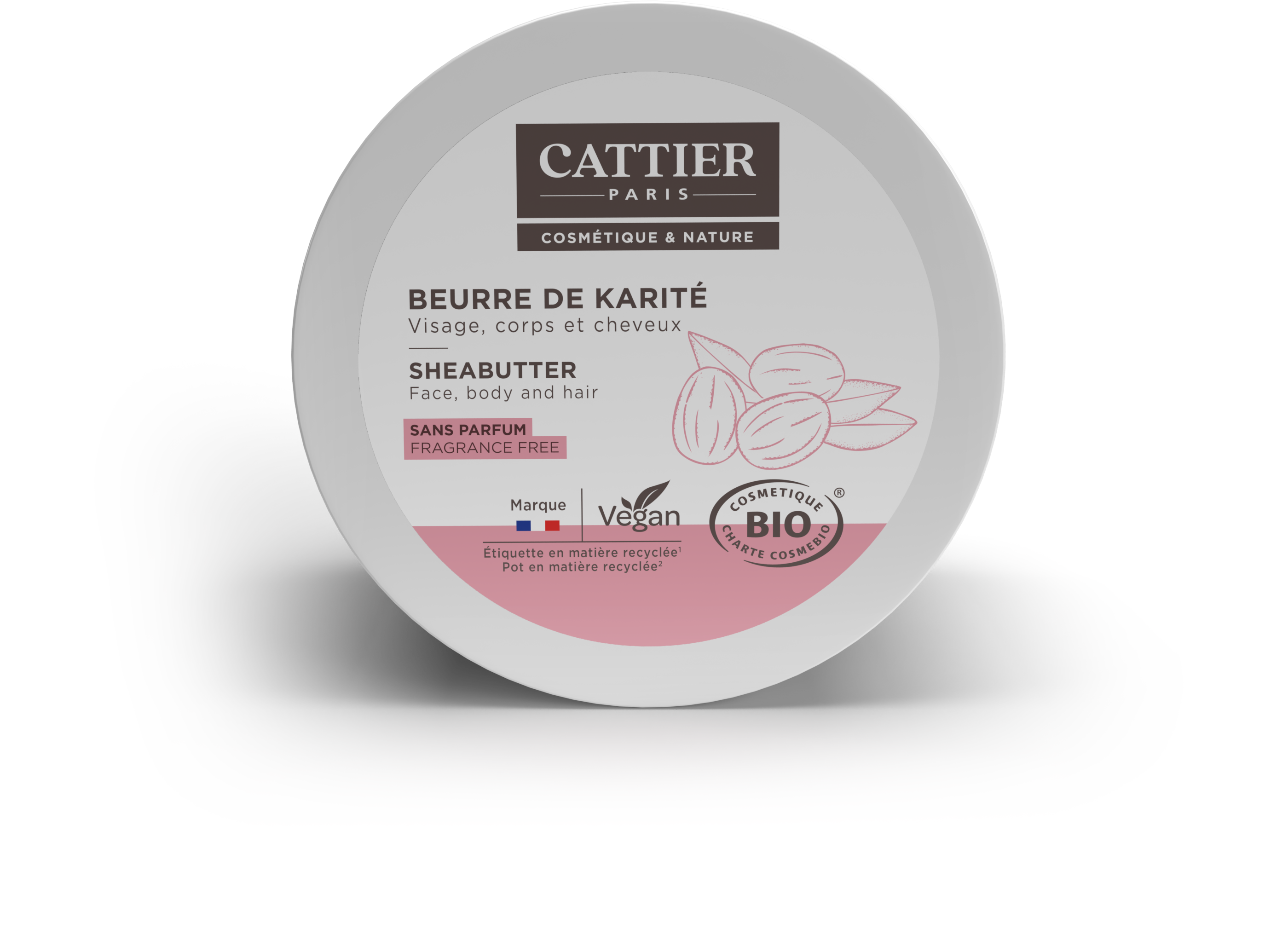 Beurre de karité visage, corps et cheveux bio 100g