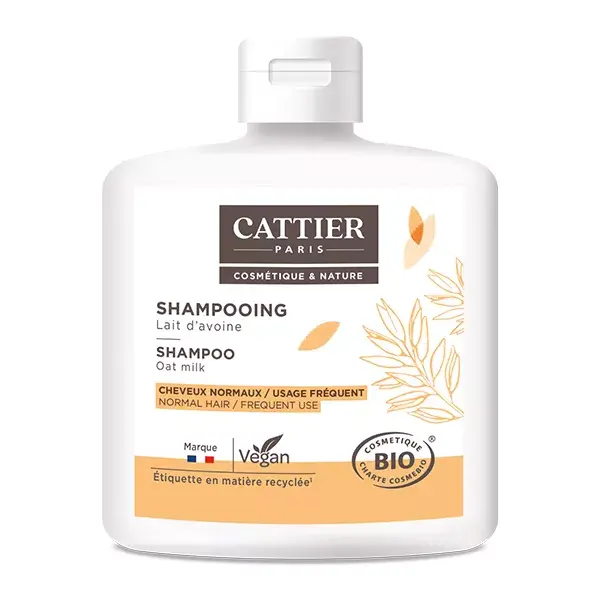 Cattier shampooing au lait d'avoine bio 250ml - vue 2