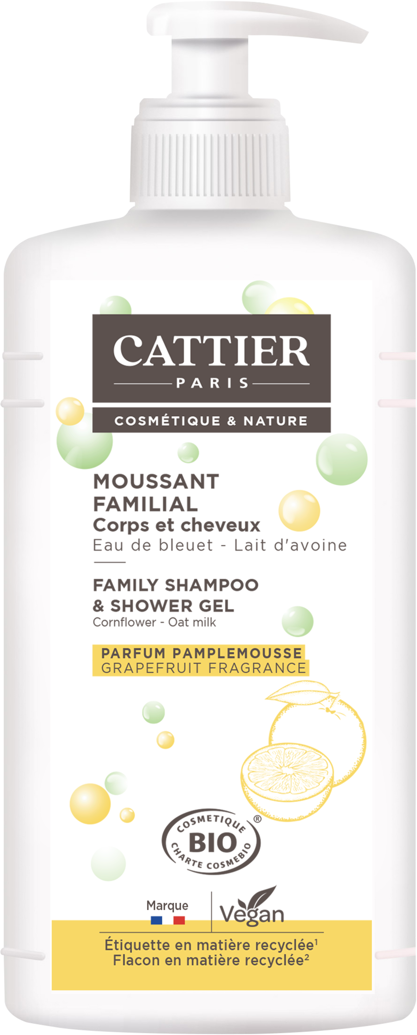 Gel Douche Moussant Cattier Le Flacon De