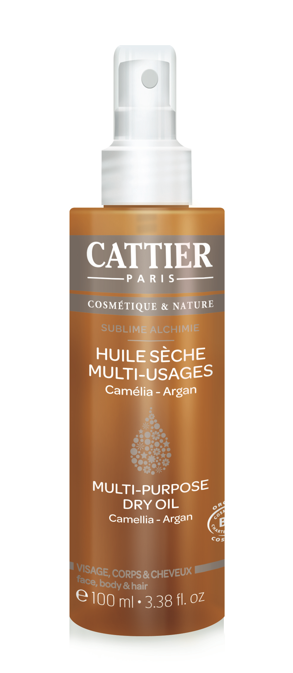 Huile sèche usage bio 100ml