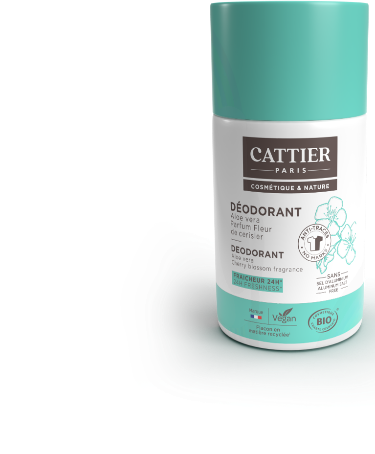 Cattier déodorant bille 24h aloe 50ml - vue 2