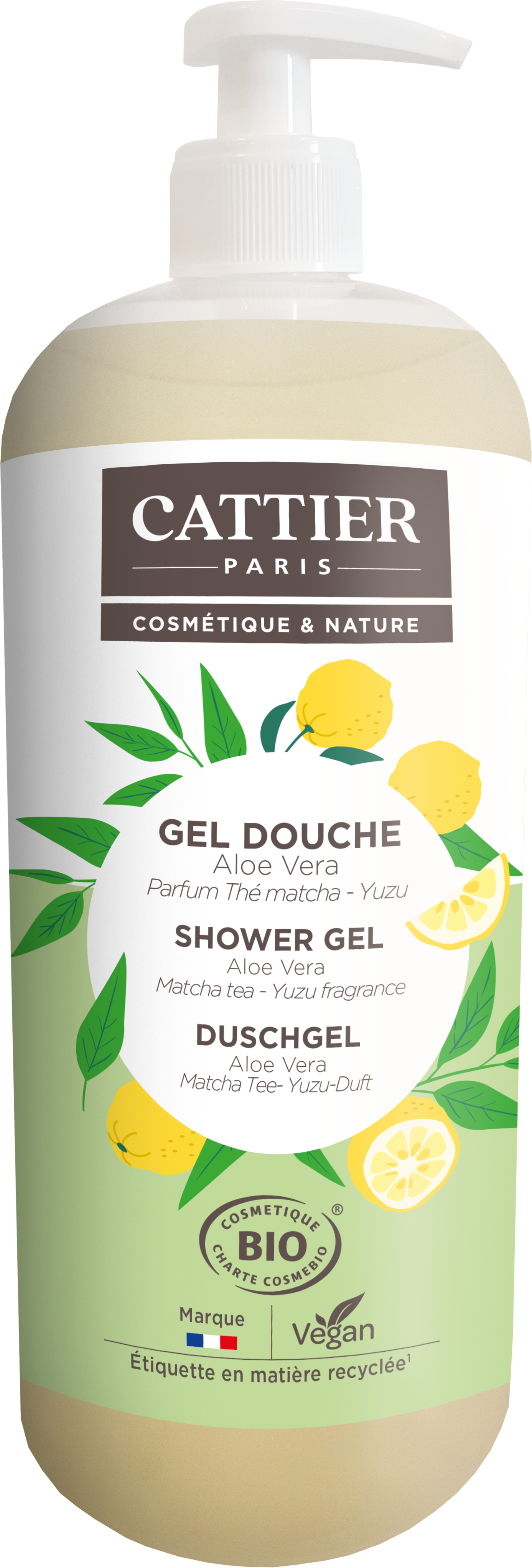 Gel Douche Douceur Cattier La Bouteille D' - vue 2