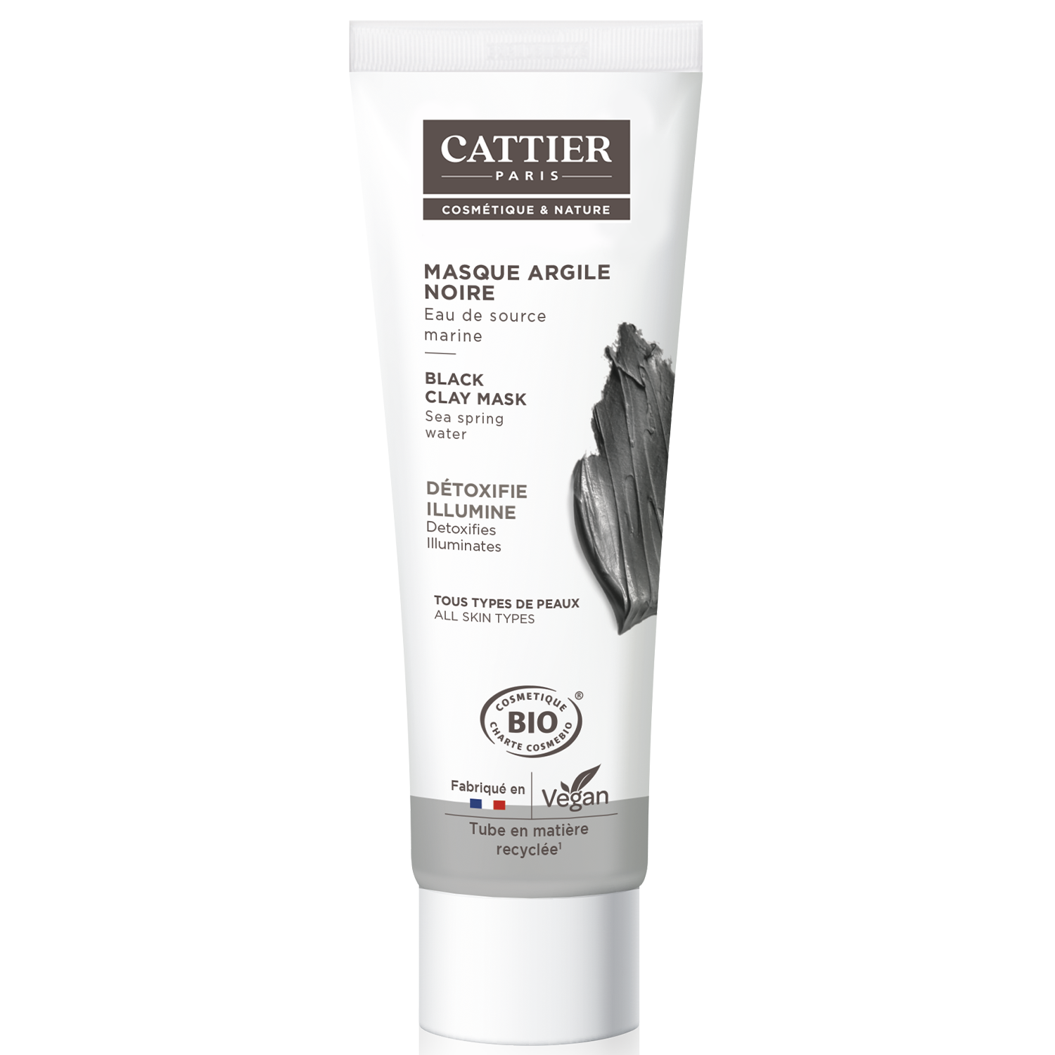 Masque Visage Anti fatigue Tous Types De Peaux Bio Cosmétique & Nature Cattier Le Tube De 100ml - vue 5