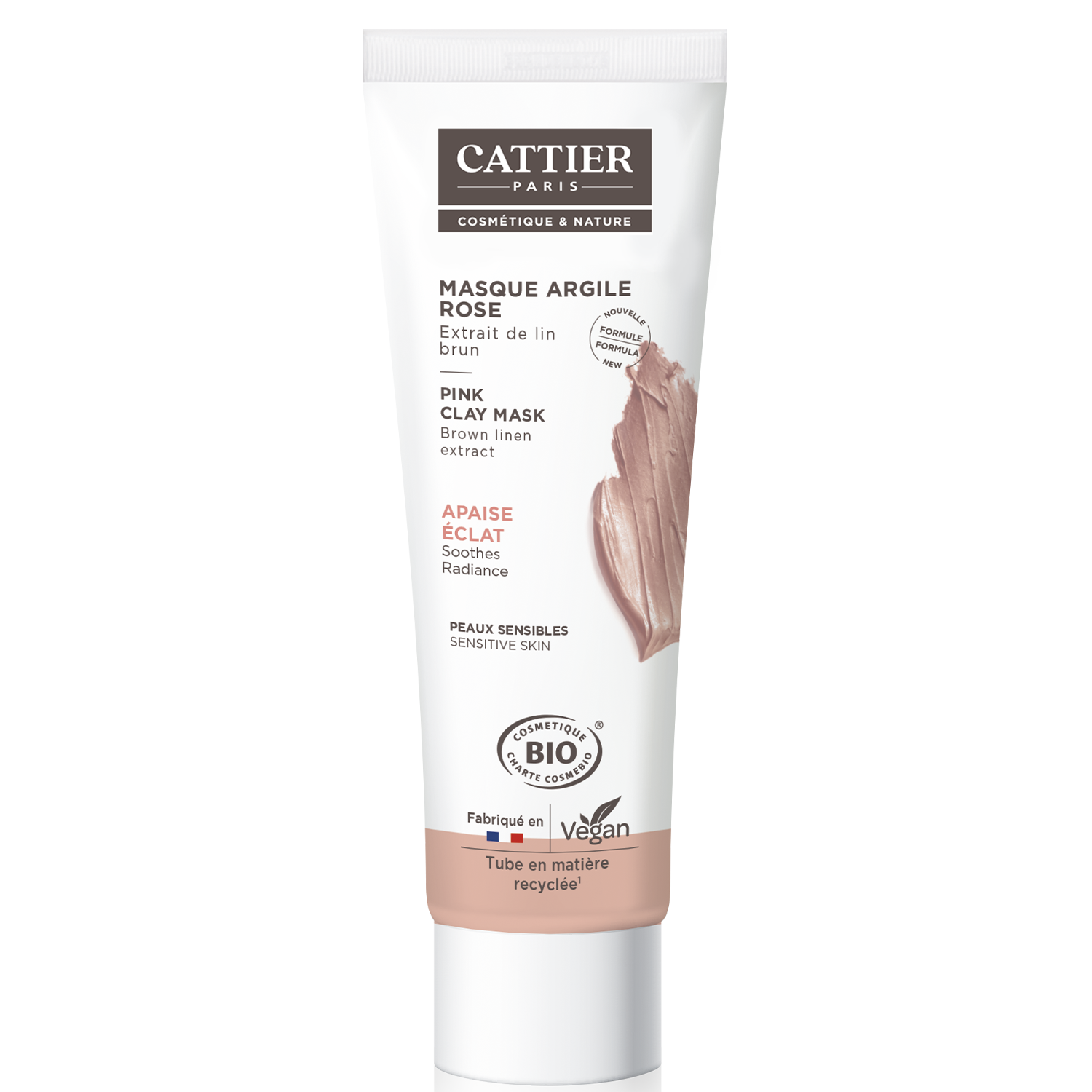 Masque Visage Anti fatigue Tous Types De Peaux Bio Cosmétique & Nature Cattier Le Tube De 100ml - vue 4