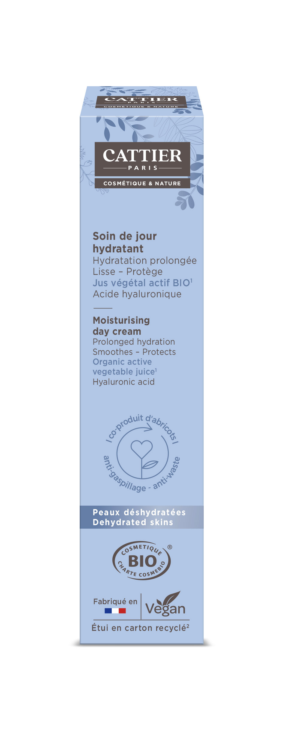 Cattier soin de jour hydratant bio 50ml - vue 2