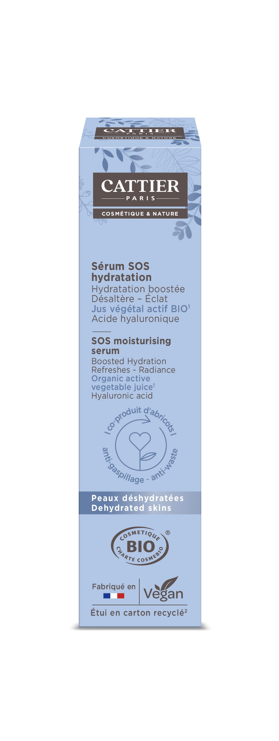 Soin Visage Sérum Sos Hydratation Boostée Désaltère Et Éclat Bio Cattier Le Tube De 30ml - vue 2