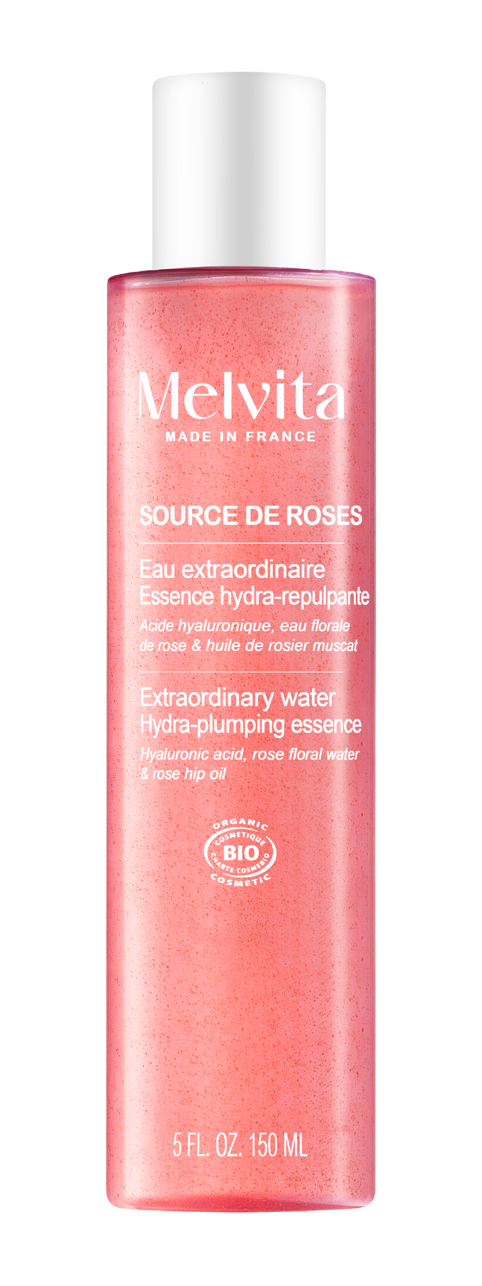 Soin Visage Source De Roses Eau Extraordinaire Essence Hydra repulpant Bio Melvita Le Flacon De 150ml - vue 9