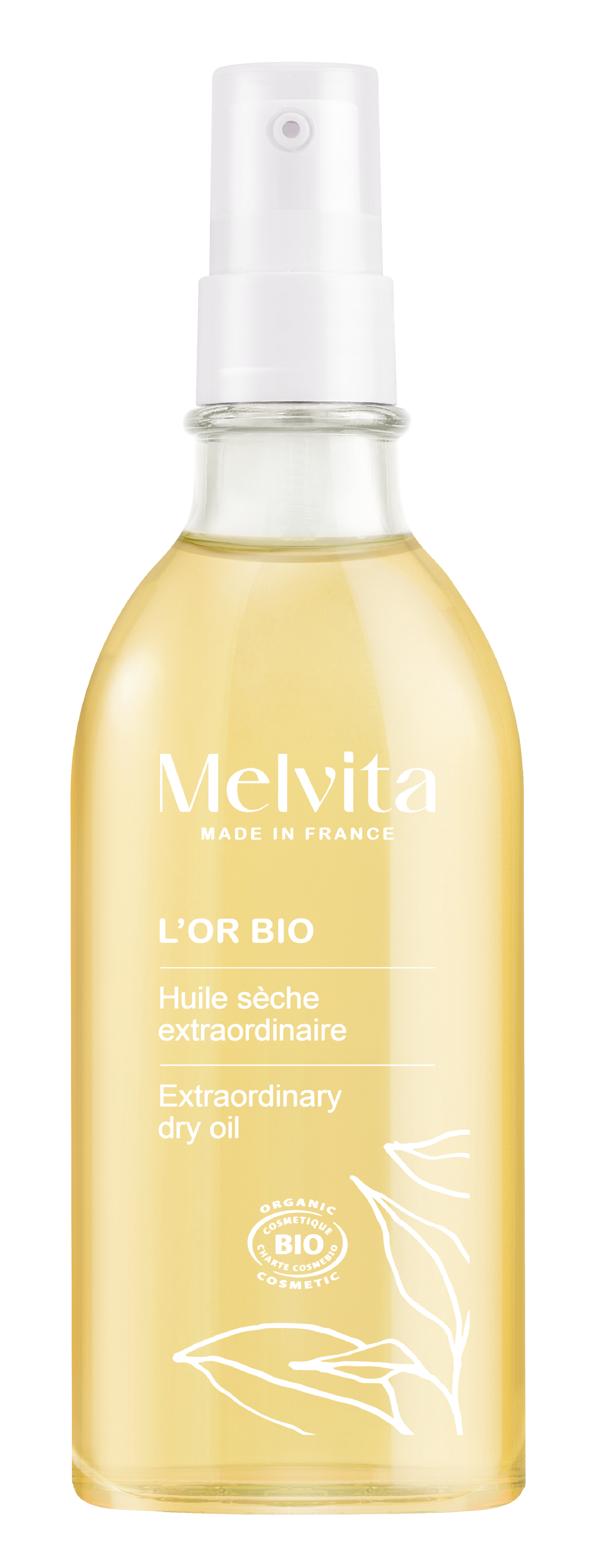 Soin Corps Et Cheveux 'or Bio Huile Sèche Extraordinaire Melvita Le Flacon De 100ml - vue 10