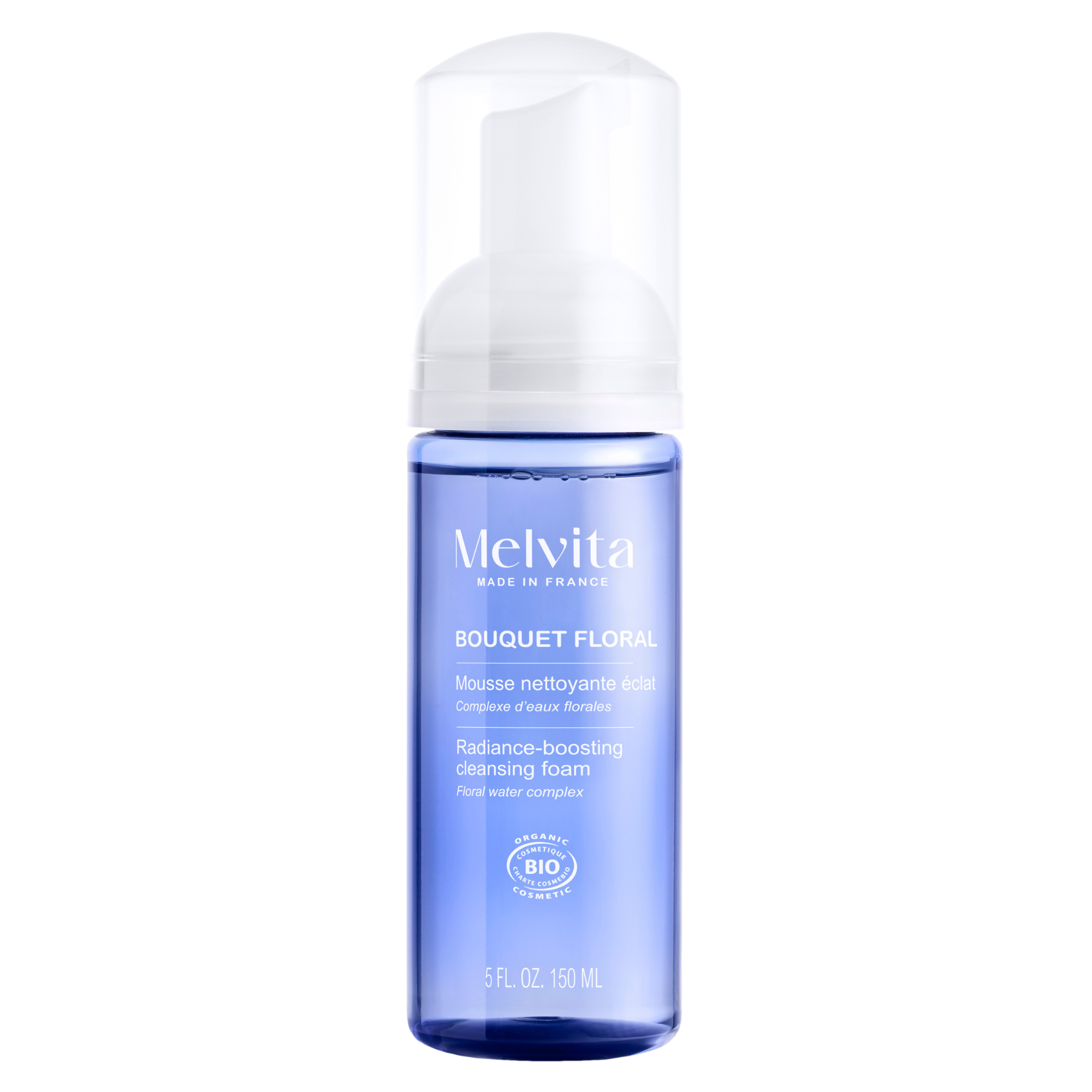 Mousse Nettoyante Eclat Bouquet Floral Melvita Le Flacon De 150ml - vue 6