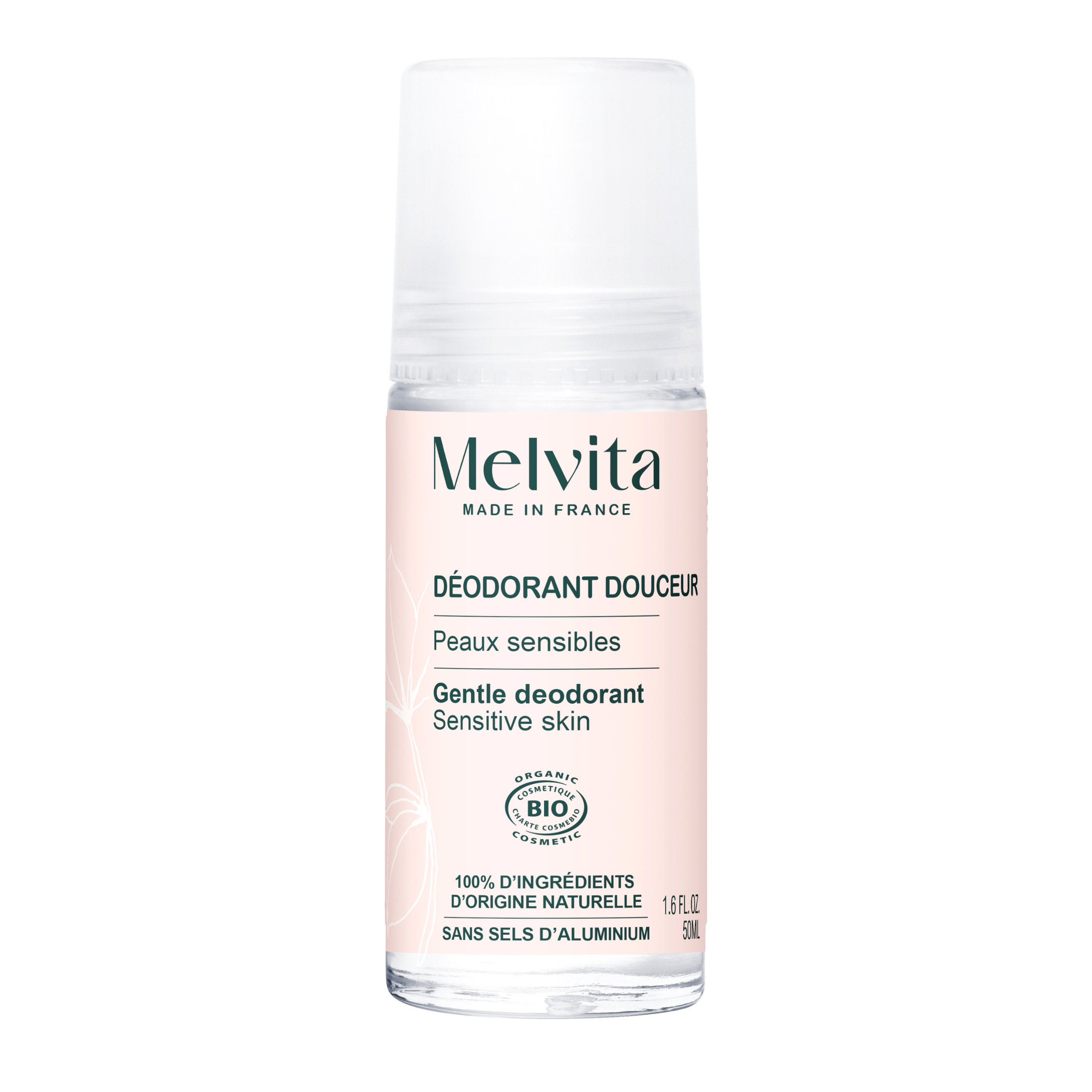 Melvita Deo Roll On Peaux Sensibles 50 ml Bio
