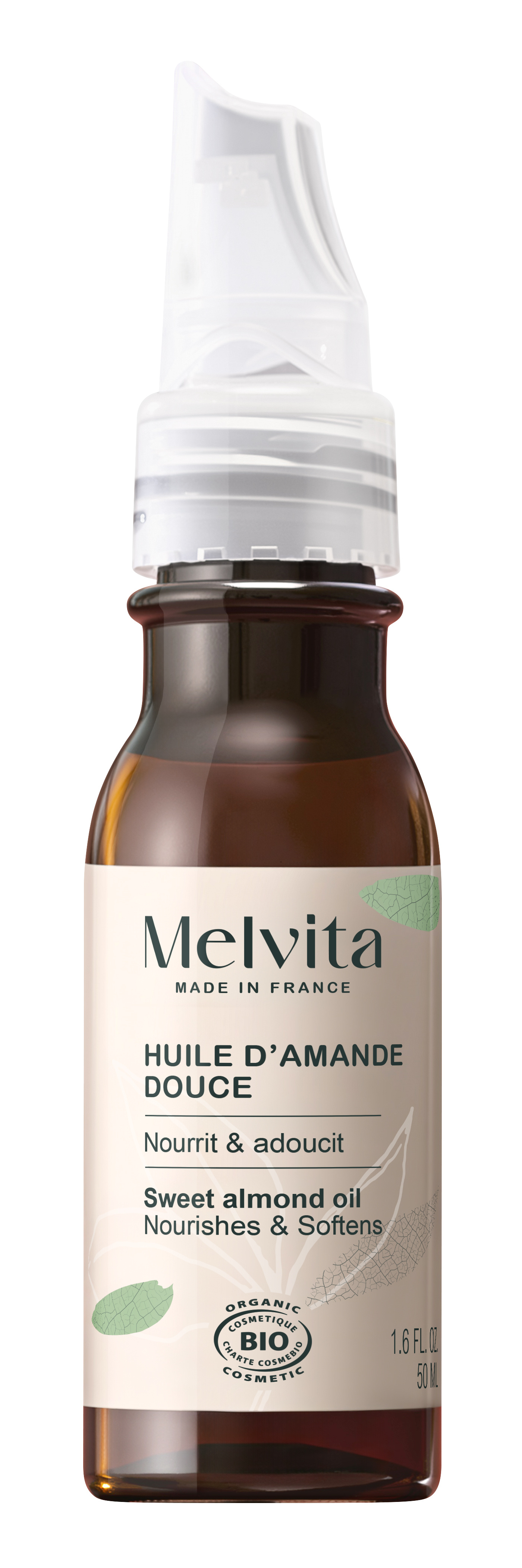Melvita Huile Amande Douce 50ml Bio