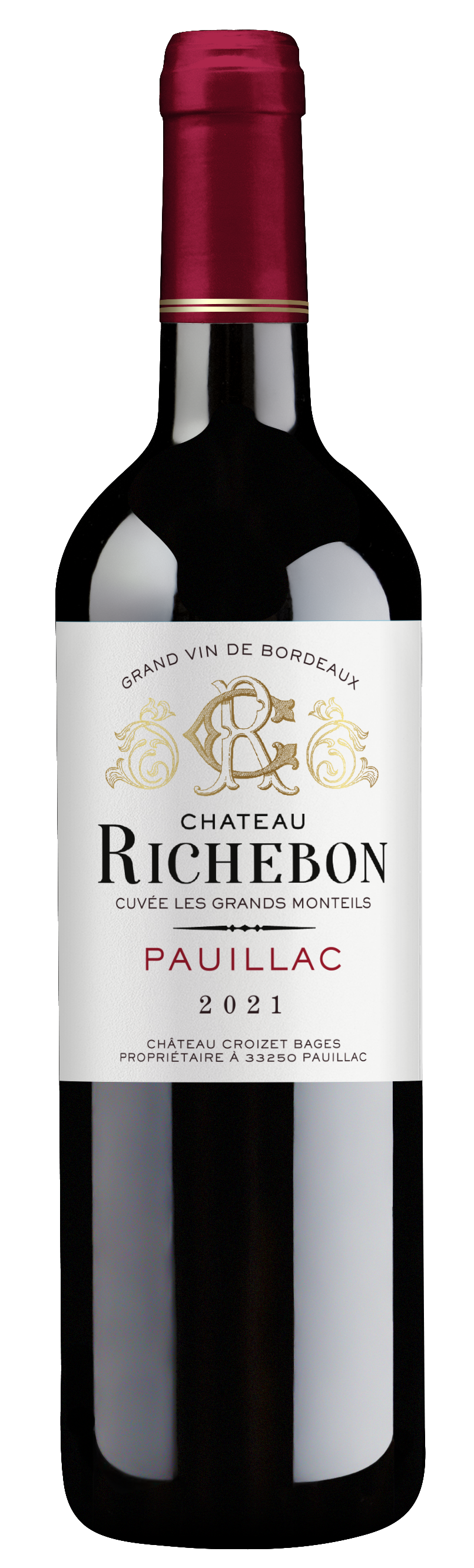 Château Richebon Cuvée Les Grands Monteils, 2021 - Pauillac AOP - Rouge - 75 cl