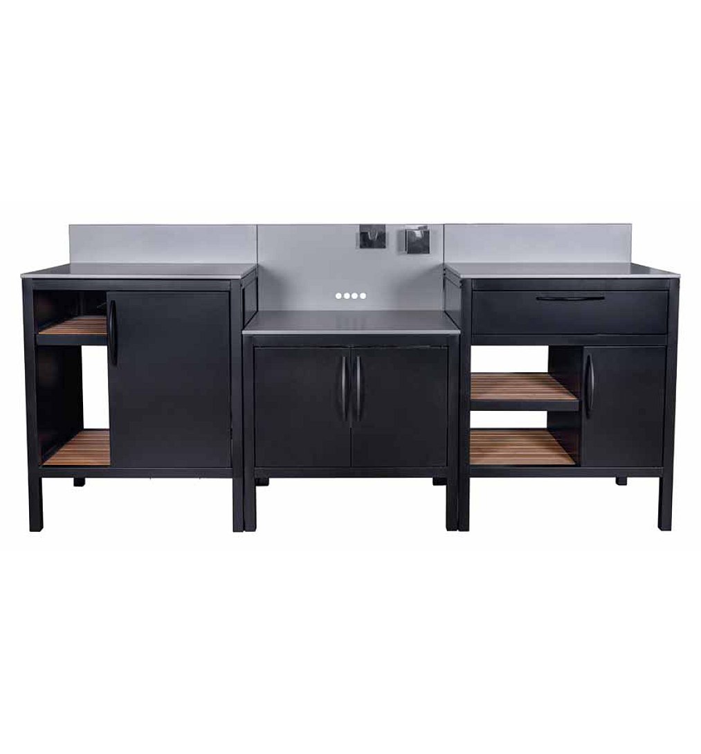 Somagic La cuisine extérieure 3 modules RIVOLI