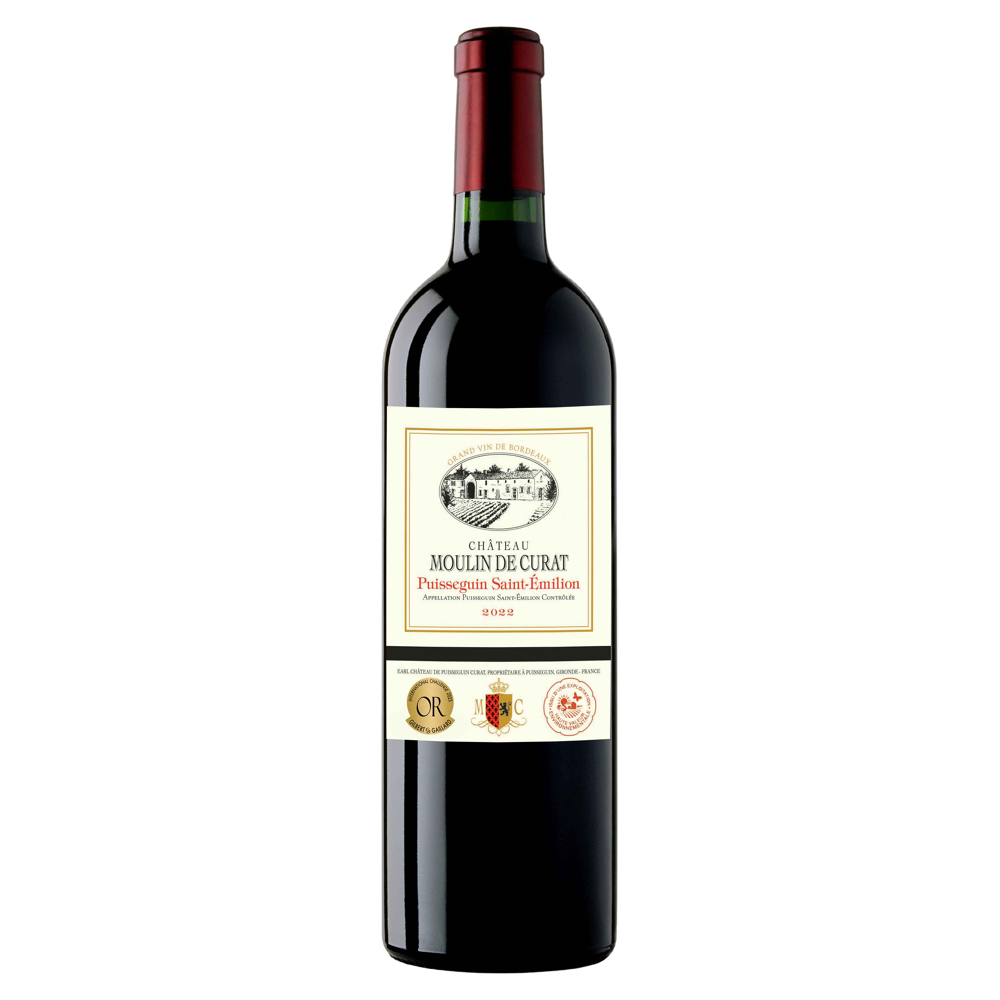 Château Moulin de Curat, 2022 - Puisseguin-Saint-Emilion AOP - Rouge - 75 cl
