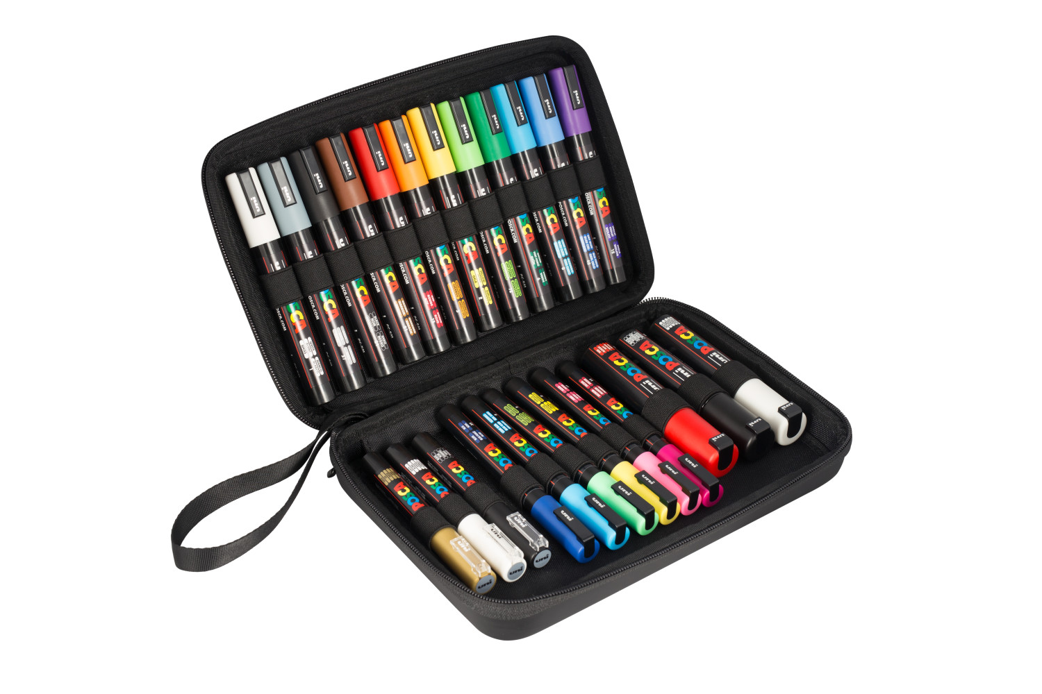 Mallette de 24 marqueurs assortis POSCA MARKER Couleurs assorties