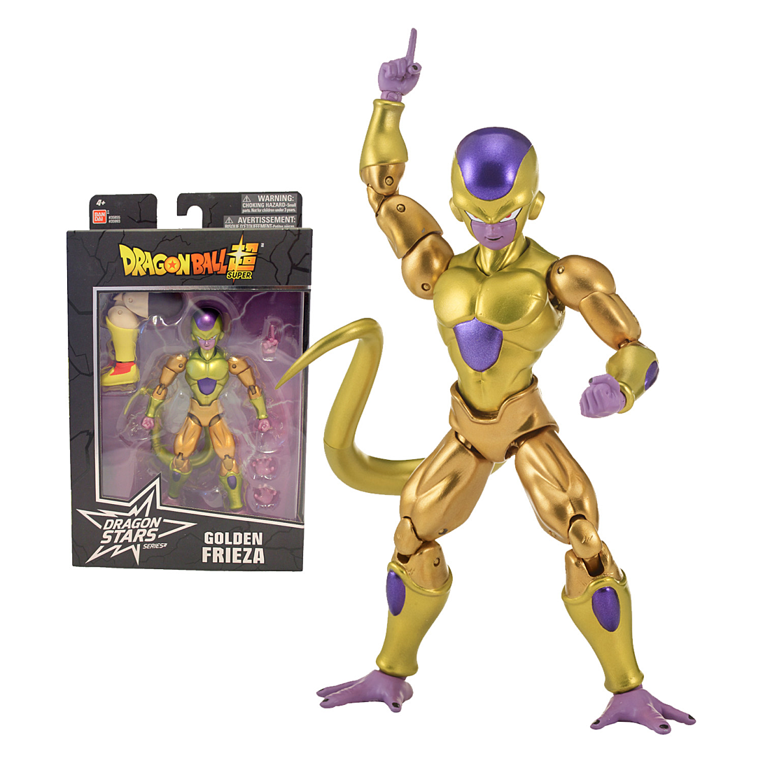 Bandai - Dragon Ball Super - Figurine Dragon Stars 17 cm - Golden Freezer - Licence Officielle Dragon Ball - Figurine articulée Freezer - Jouet Enfan