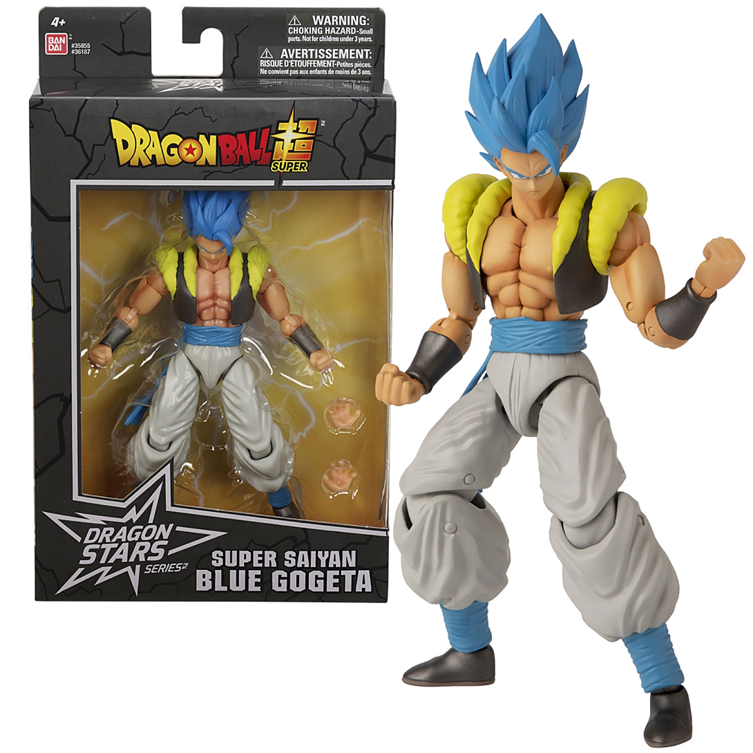 Bandai - Dragon Ball Super - Figurine Dragon Stars 17 cm - Super Saiyan Blue Gogeta - Figurine d'action articulée - Licence officielle Dragon Ball -