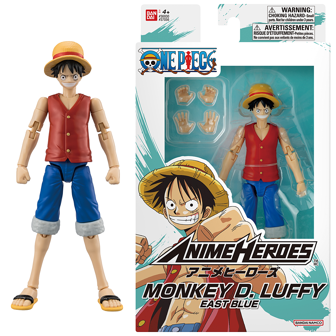 Figurine articulée Anime Heroes Bandai One Piece Luffy East 17 cm - vue 2