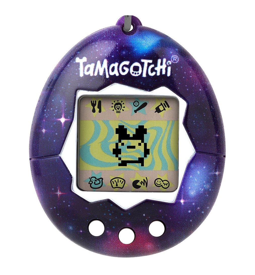 Bandai - Tamagotchi - Tamagotchi original - Galaxy - Animal électronique virtuel avec écran, 3 boutons et jeux - 42933