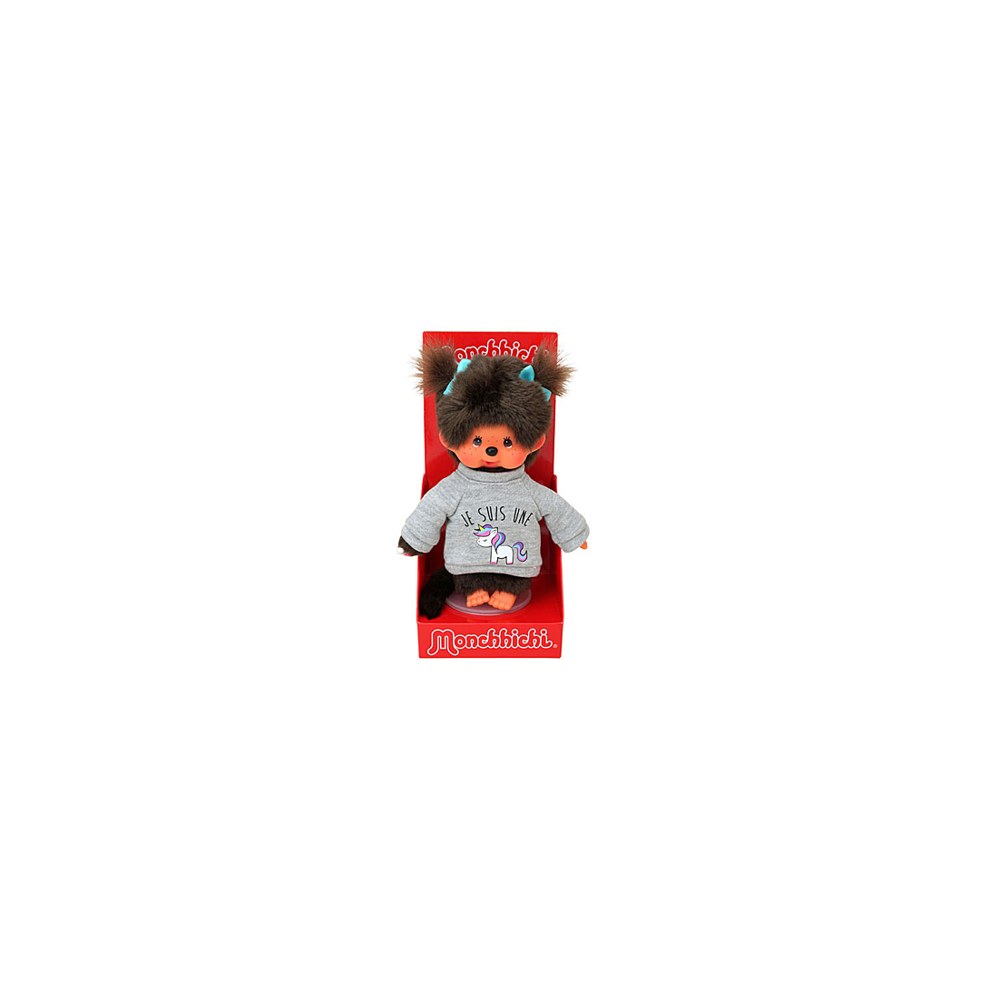 Bandai Peluche monchhichi licorne 20 cm