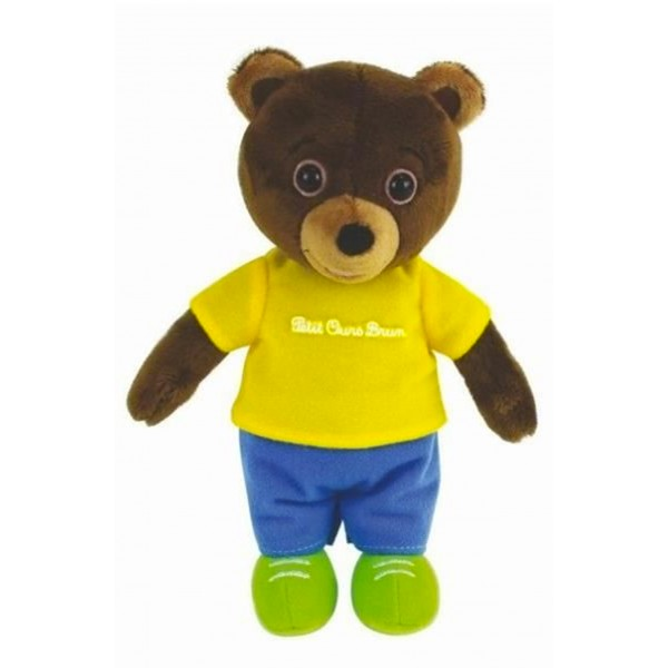 Petit Ours Brun Peluche Musicale 21Cm