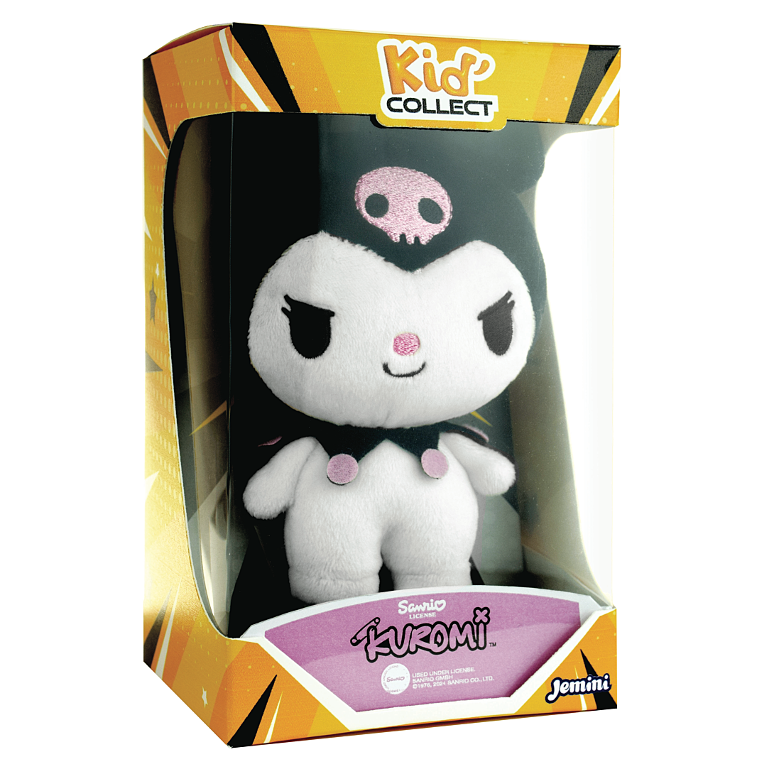 Peluche à collectionner Kuromi JEMINI Hello Kitty Kidcollect +/ 13 cm