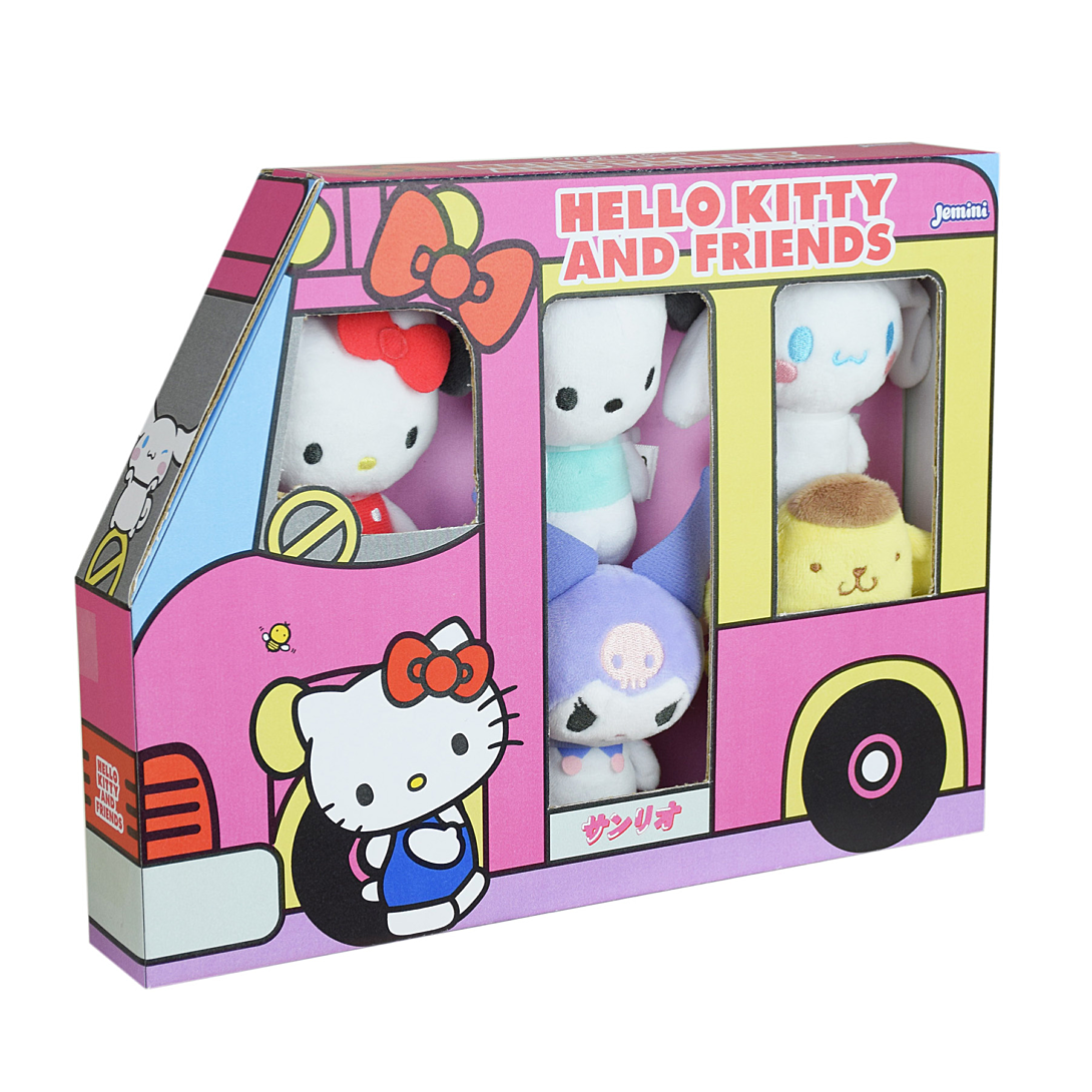 Coffret de peluches Hello Kitty et ses amis JEMINI 5 personnages Collection Dès la naissance - vue 1