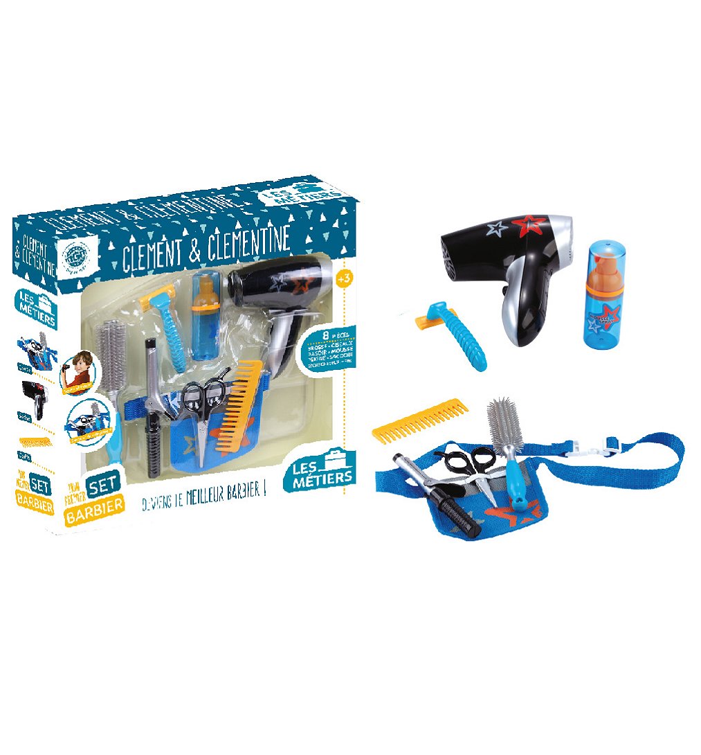 Accessoire beauté - Set de barbier - 8 pièces