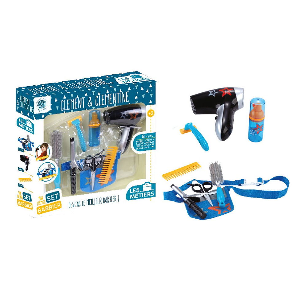 Accessoire beauté - Set de barbier - 8 pièces