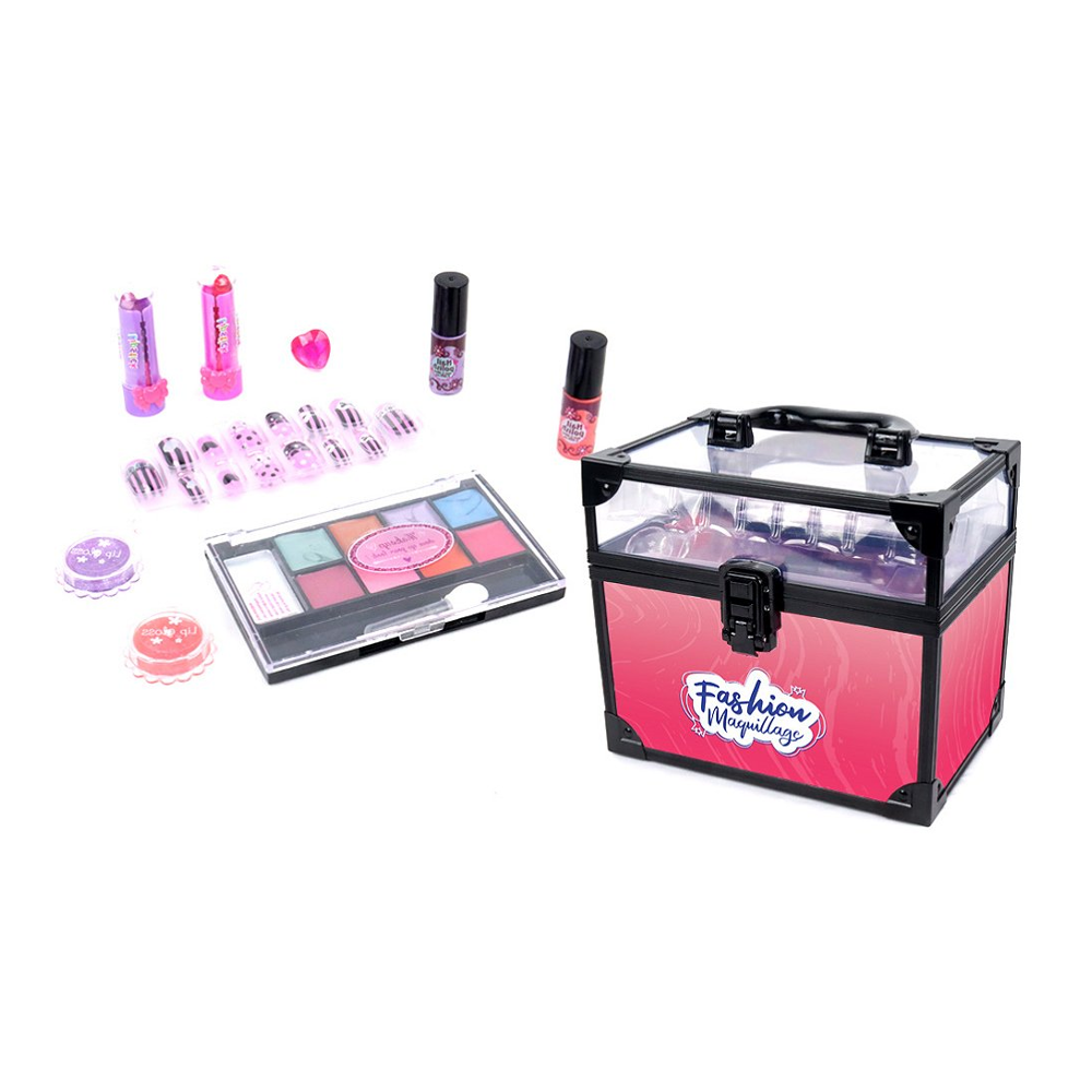 VALISETTE MAQUILLAGE - Vernis à Ongles - Faux Ongles et Autres Maquillages