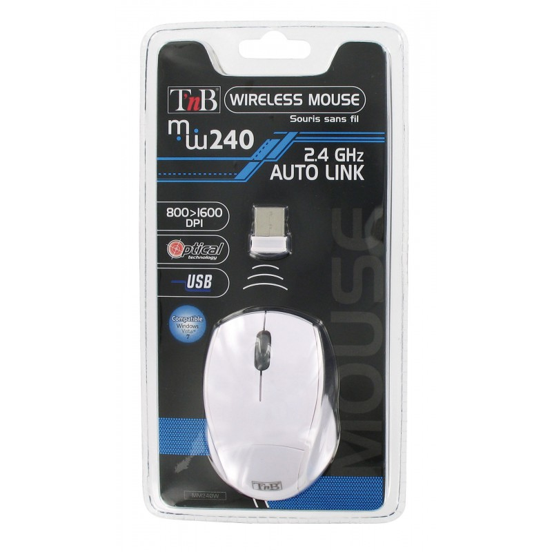 Souris sans fil miny blanc T'nb Miny blanc