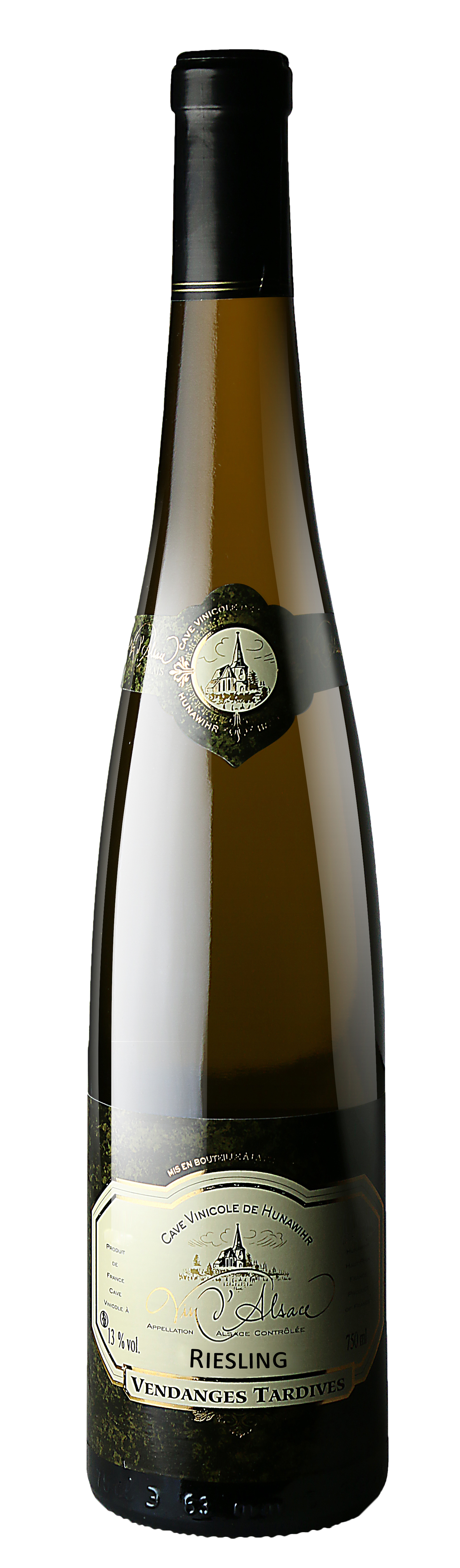 Cave Vinicole de Hunawihr Vendanges tardives, 2020 - Alsace Riesling AOP - Blanc Moelleux - 75 cl