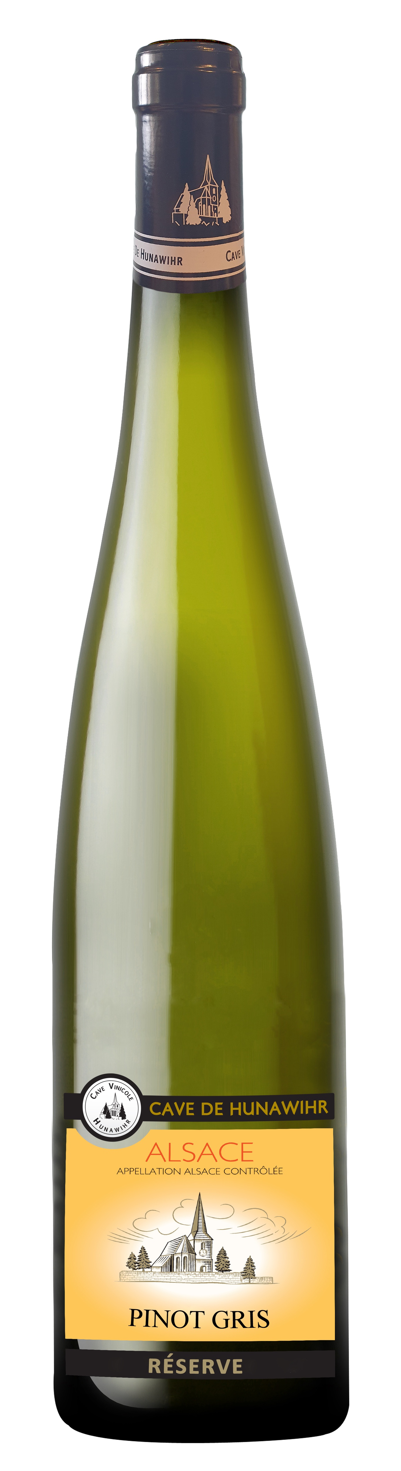 Cave de Hunawihr Réserve, 2022 - Alsace AOP - Blanc Sec - 75 cl