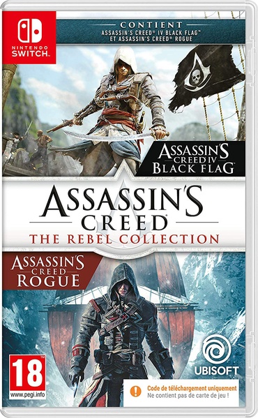 ASSASSIN' CREED REBEL COLLECTION SWITCH CODE IN BOX