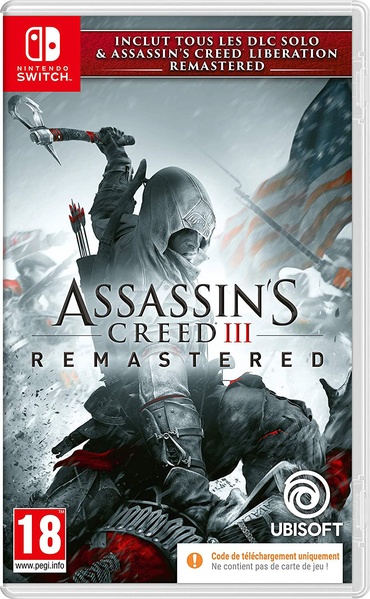 Assassin' creed 3 + assassin' creed liberation remaster switch code in box - vue 5