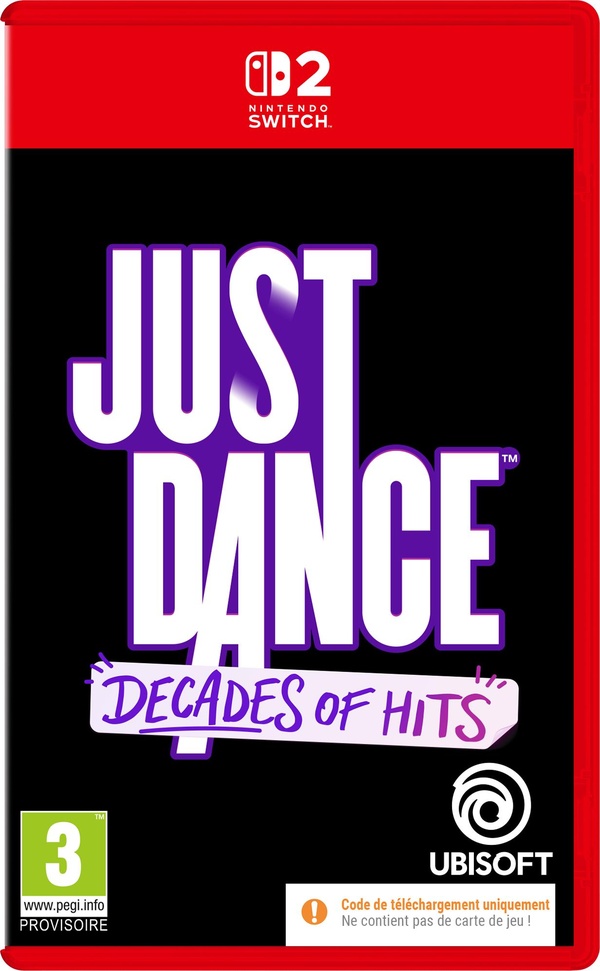Just Dance: Decades of Hits (Code in a Box) (NINTENDO SWITCH 2)