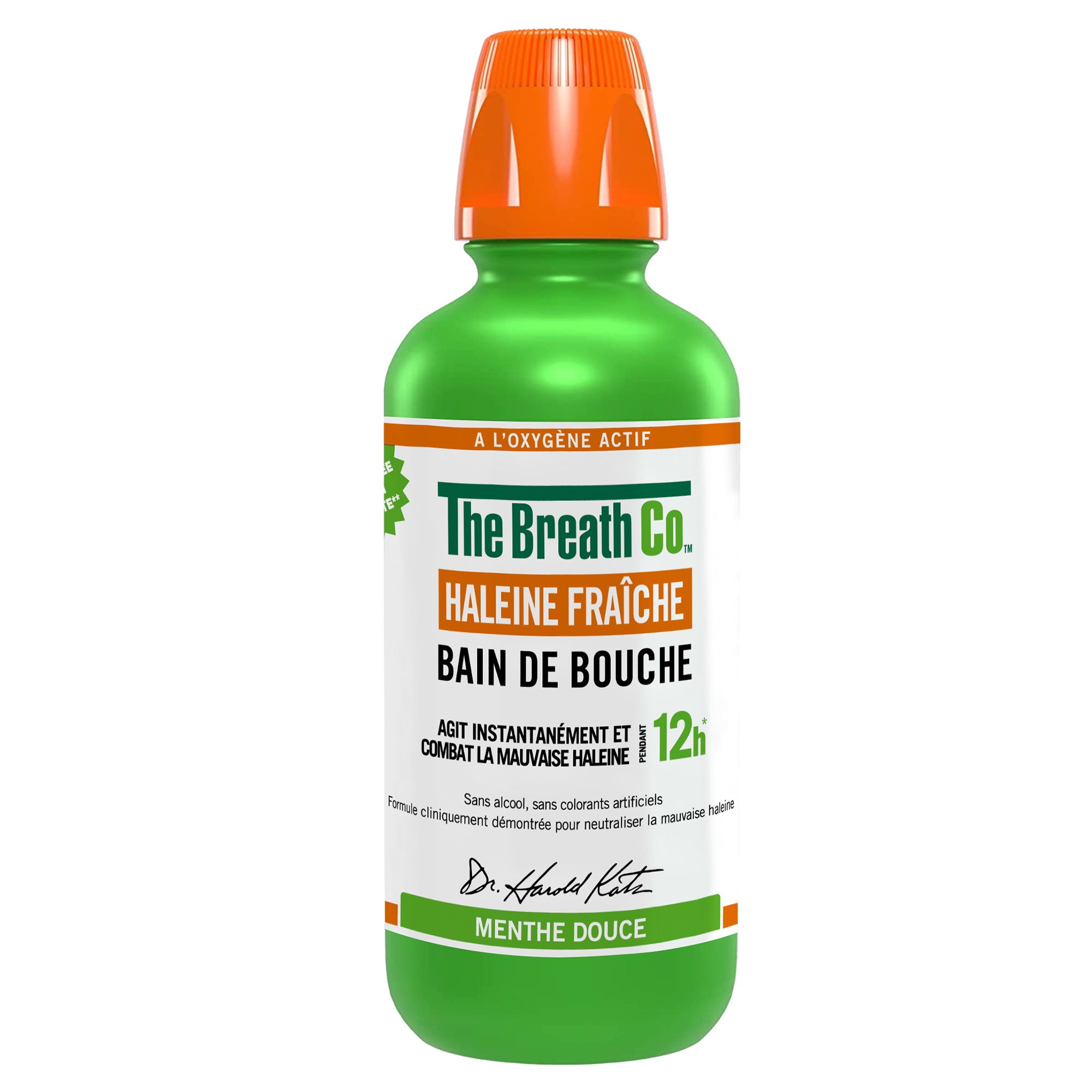 Bain De Bouche Haleine Fraîche Givrée The Breathco La Bouteille De 500ml - vue 2
