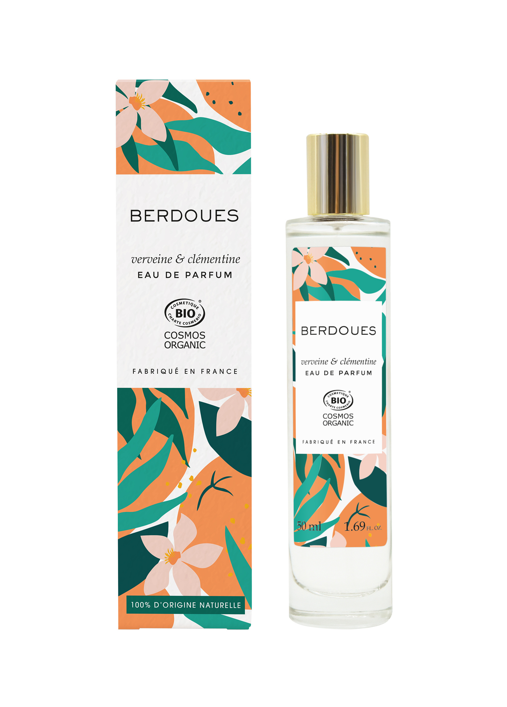 Berdoues Verveine & Clémentine Eau De Parfum Bio 50ml