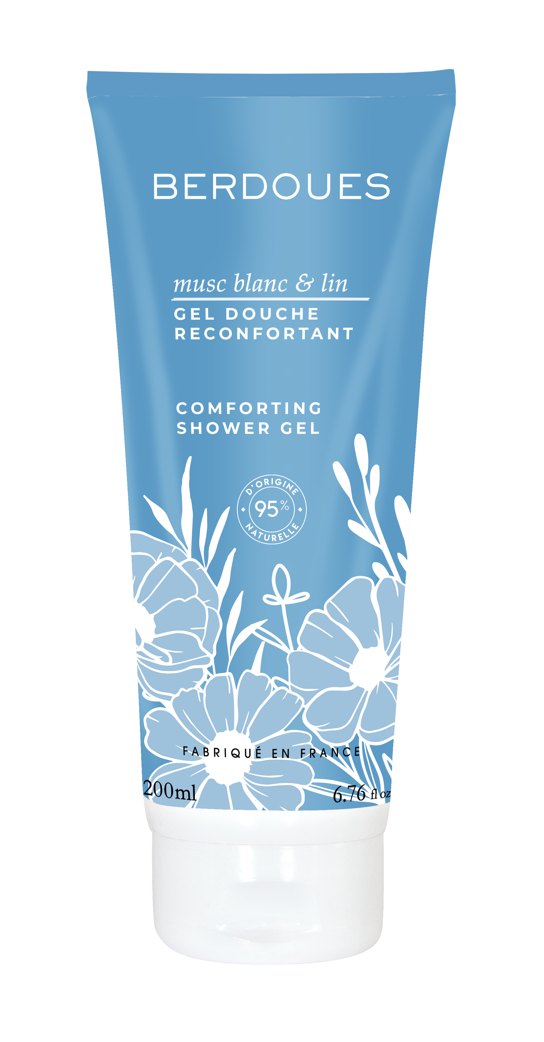 Berdoues Gel Douche Musc et Lin 200 ml