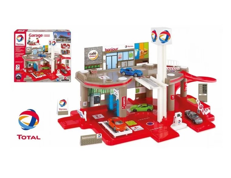 STARLUX Garage Renault 3 Niveaux Avec Station Service Complète - Jeu De Voiture Enfant