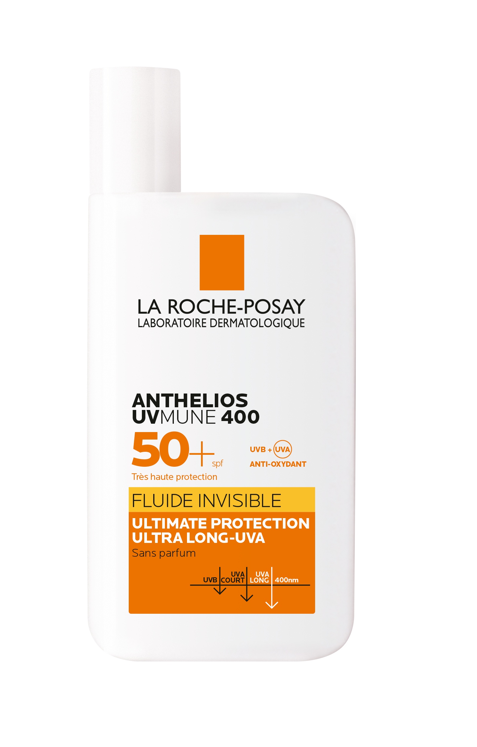 Anthelios Fluide Invisible Uvmune 400 Sans Parfum Spf50+ 50ml
