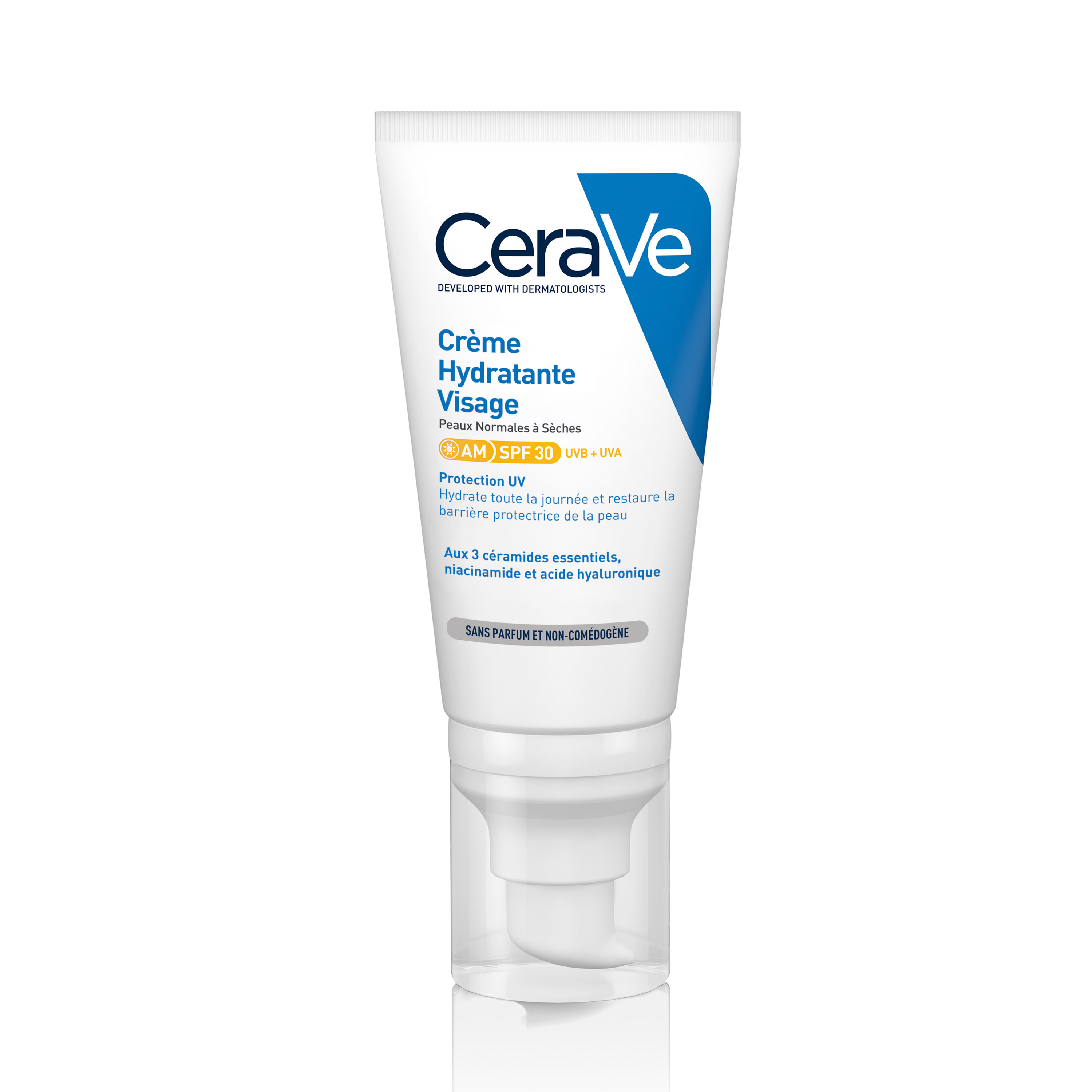 Crème Visage Hydratant Protection Uv Cerave Le Tube De 52ml