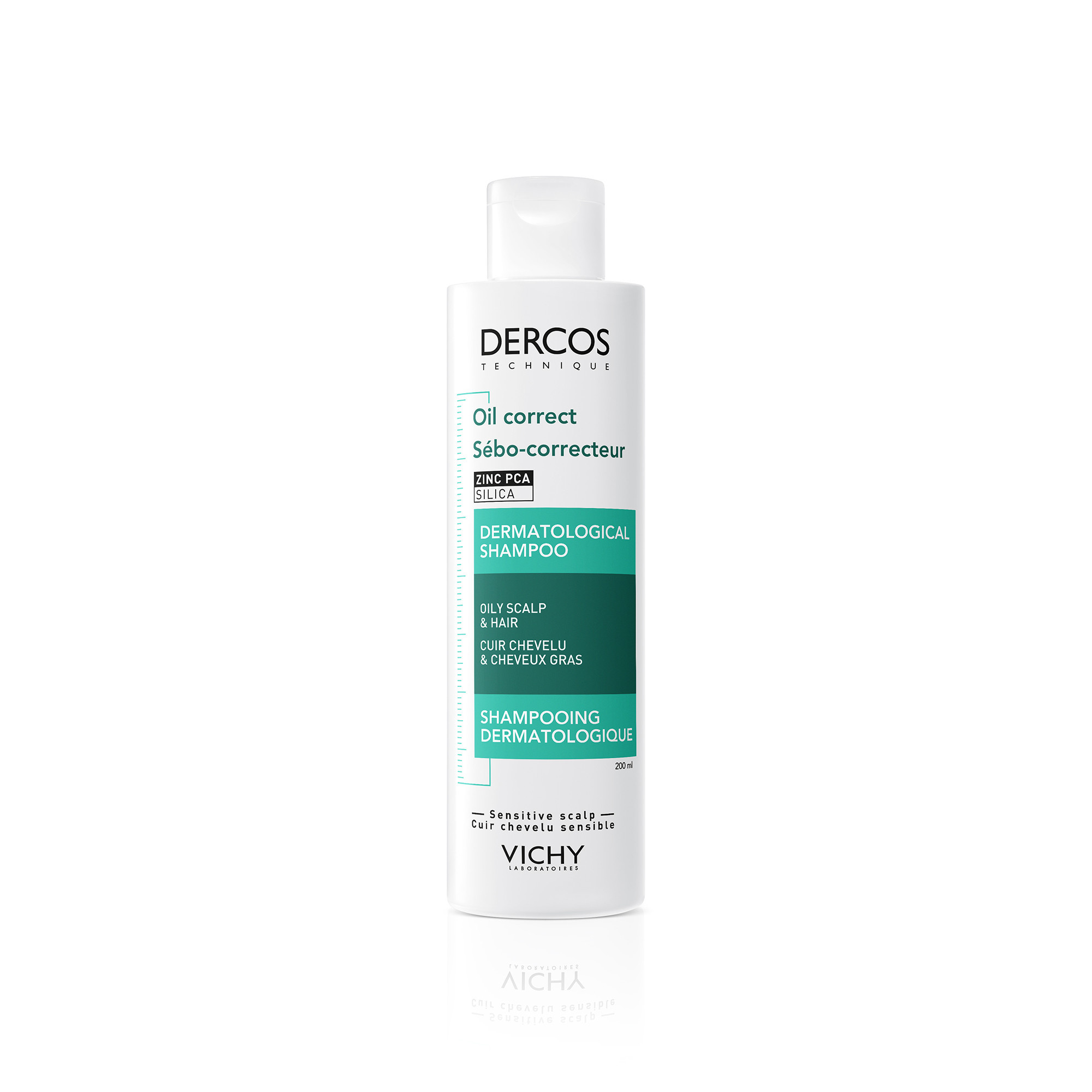 Dercos shampooing anti sébum pour cheveux gras 200 ml - vue 3