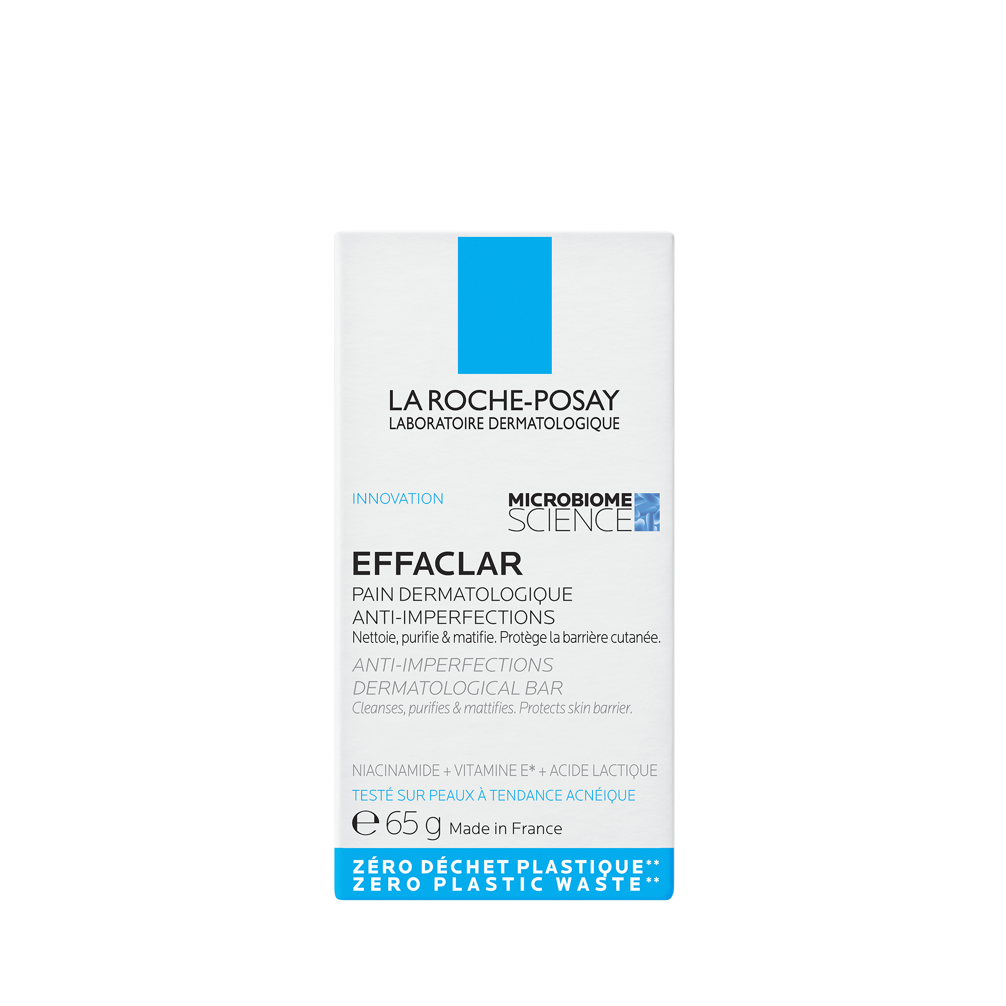 Savon Solide Effaclear Anti imperfections La Roche posay Le Savon De 65g