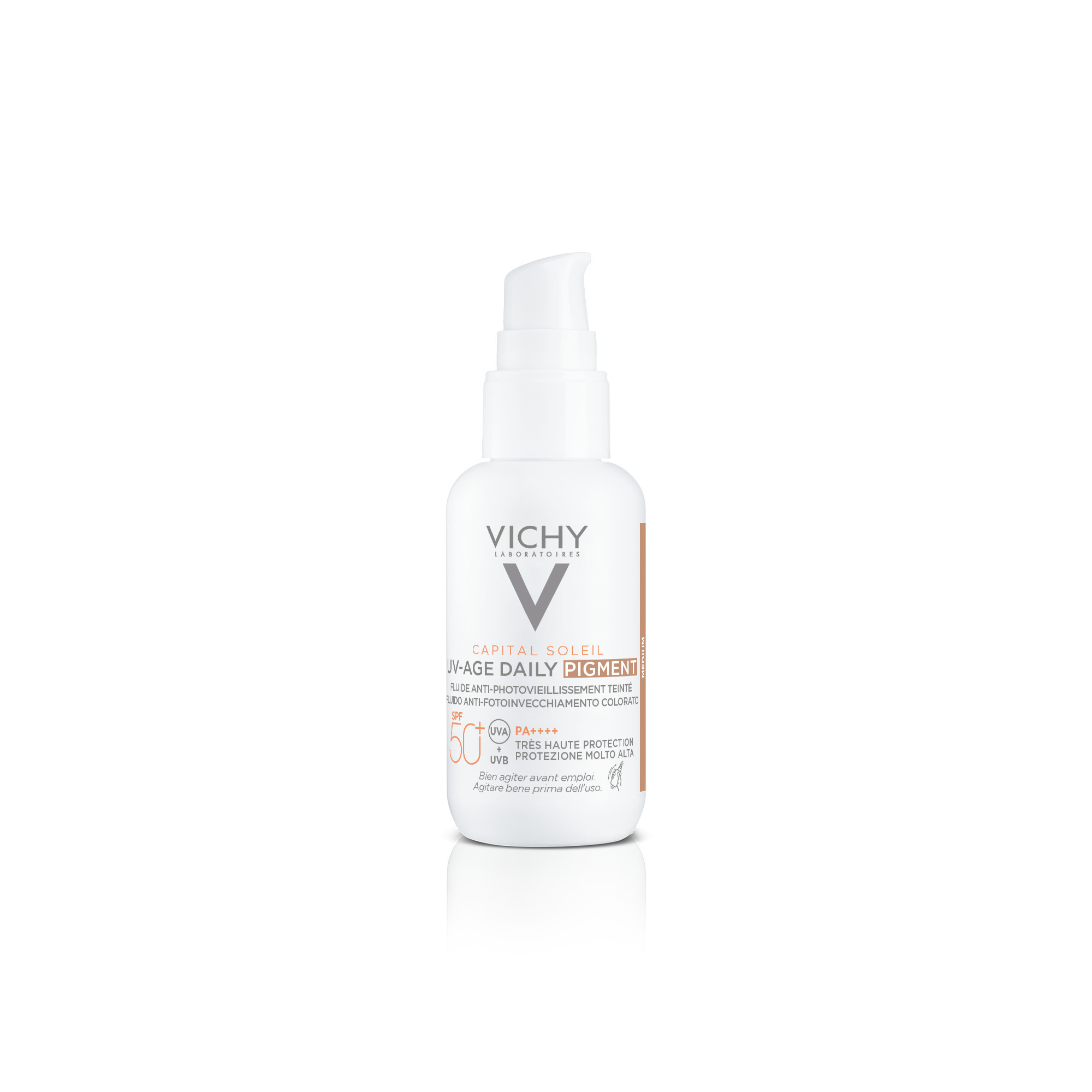Soin Visage Capital Soleil Uv Age Daily Fluide Anti Photovieillissement Spf49 Vichy Le Flacon 40ml